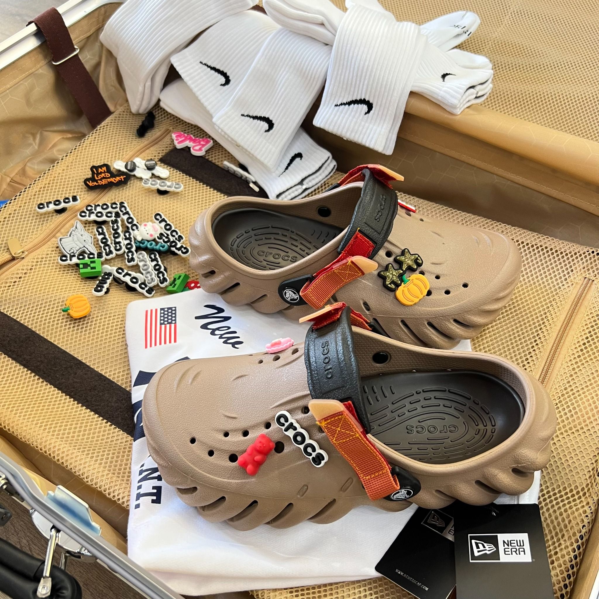1536 - HÀNG CHÍNH HÃNG - GIÀY CLOG UNISEX CROCS ECHO - CHOCOLATE CLOG *QUAI CAM* - ATMOSPHERE