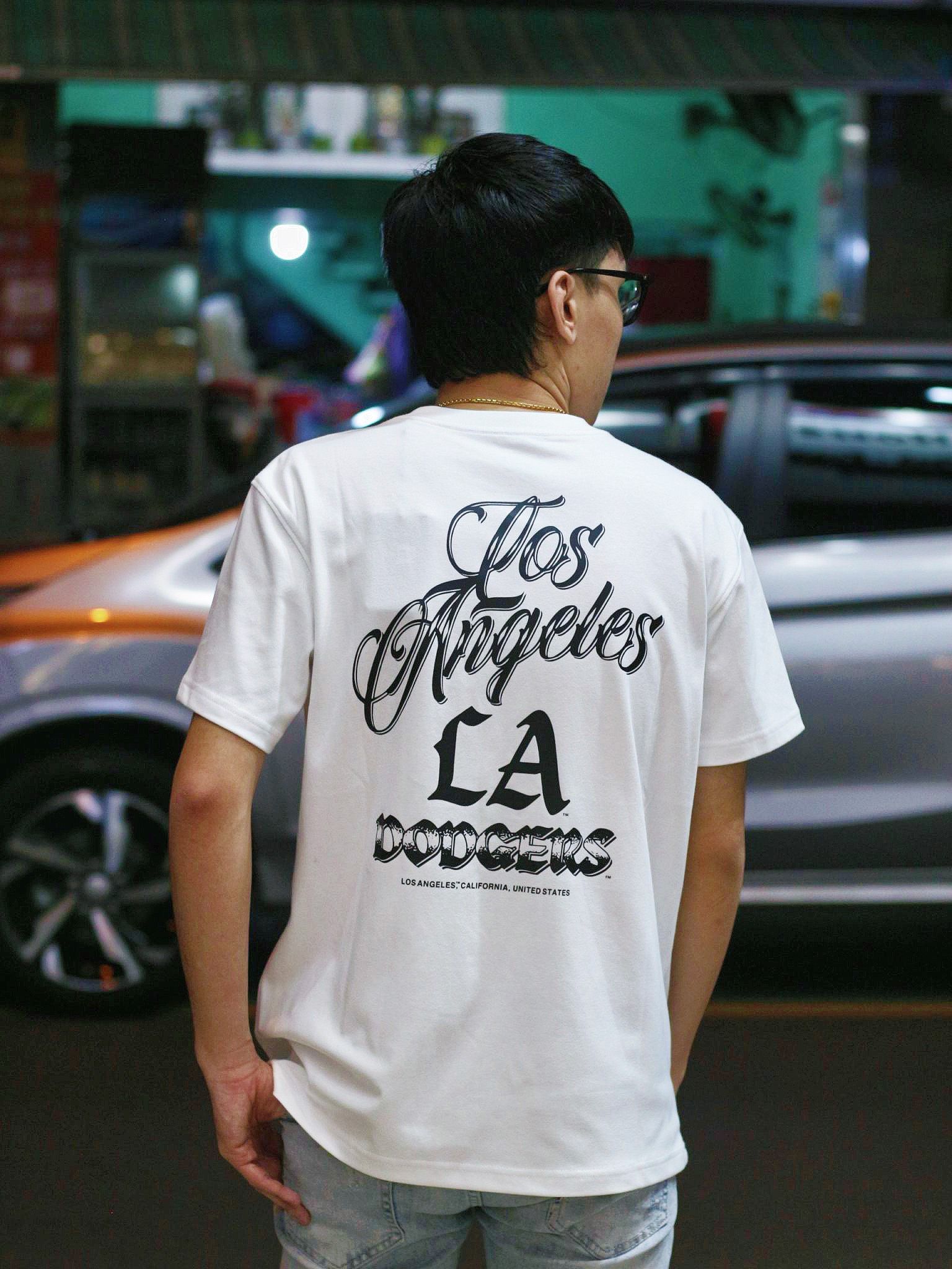 1522 - HÀNG CHÍNH HÃNG - ÁO NEW ERA x MLB LOS ANGELES DODGERS - TRẮNG - CODE : 13774255