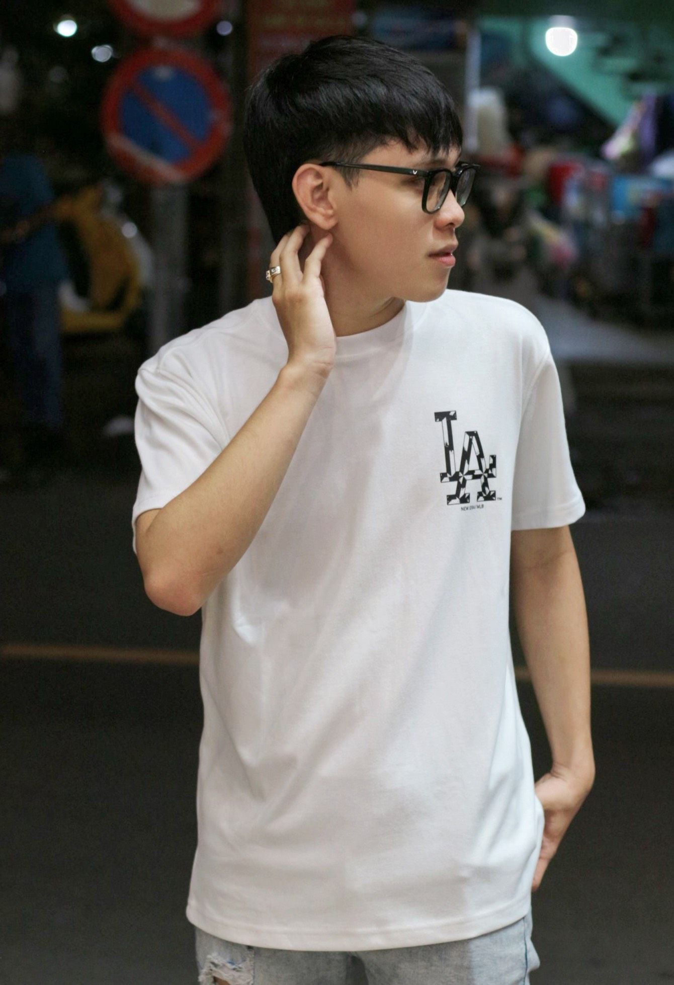 1522 - HÀNG CHÍNH HÃNG - ÁO NEW ERA x MLB LOS ANGELES DODGERS - TRẮNG - CODE : 13774255