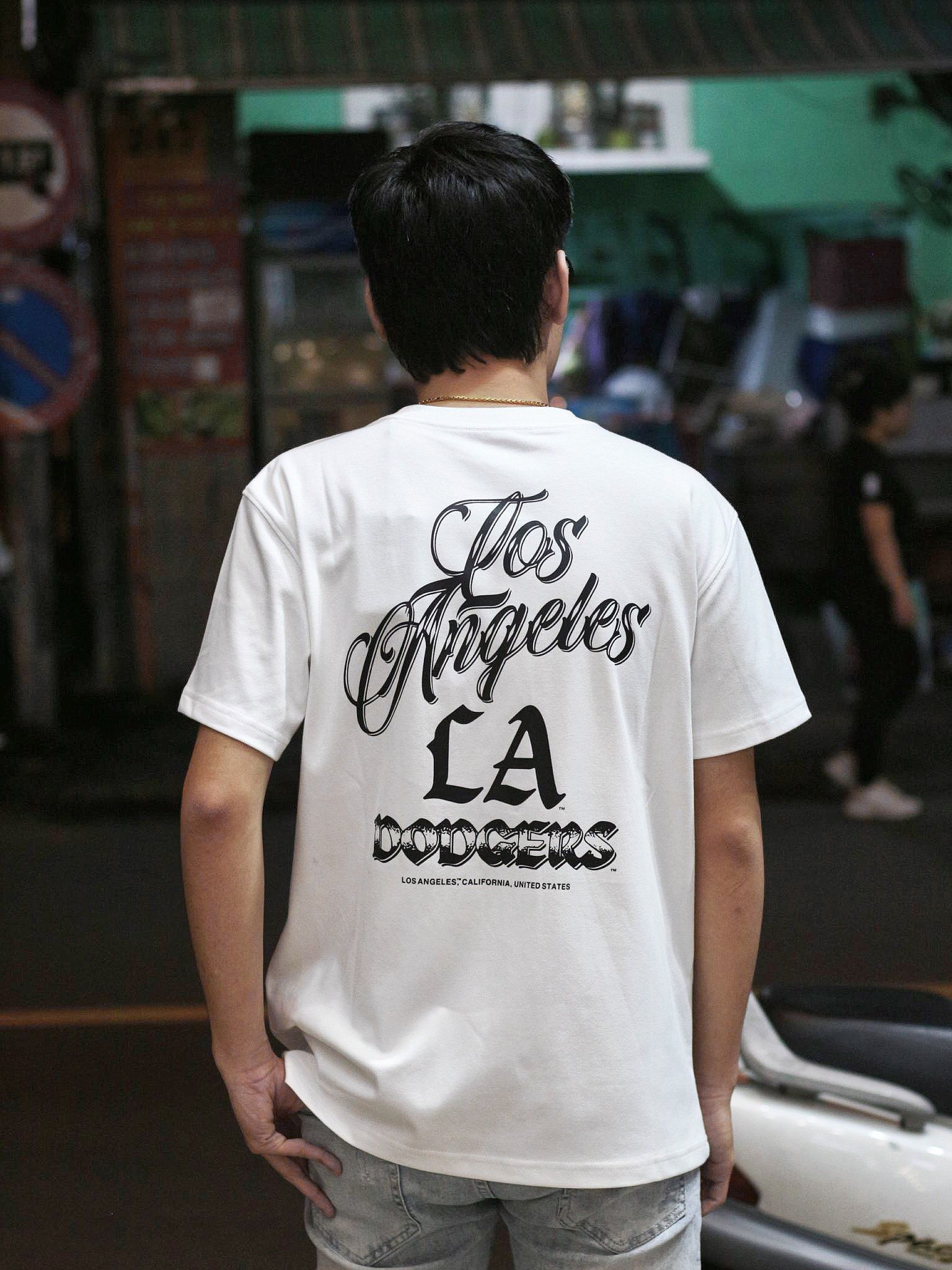 1522 - HÀNG CHÍNH HÃNG - ÁO NEW ERA x MLB LOS ANGELES DODGERS - TRẮNG - CODE : 13774255