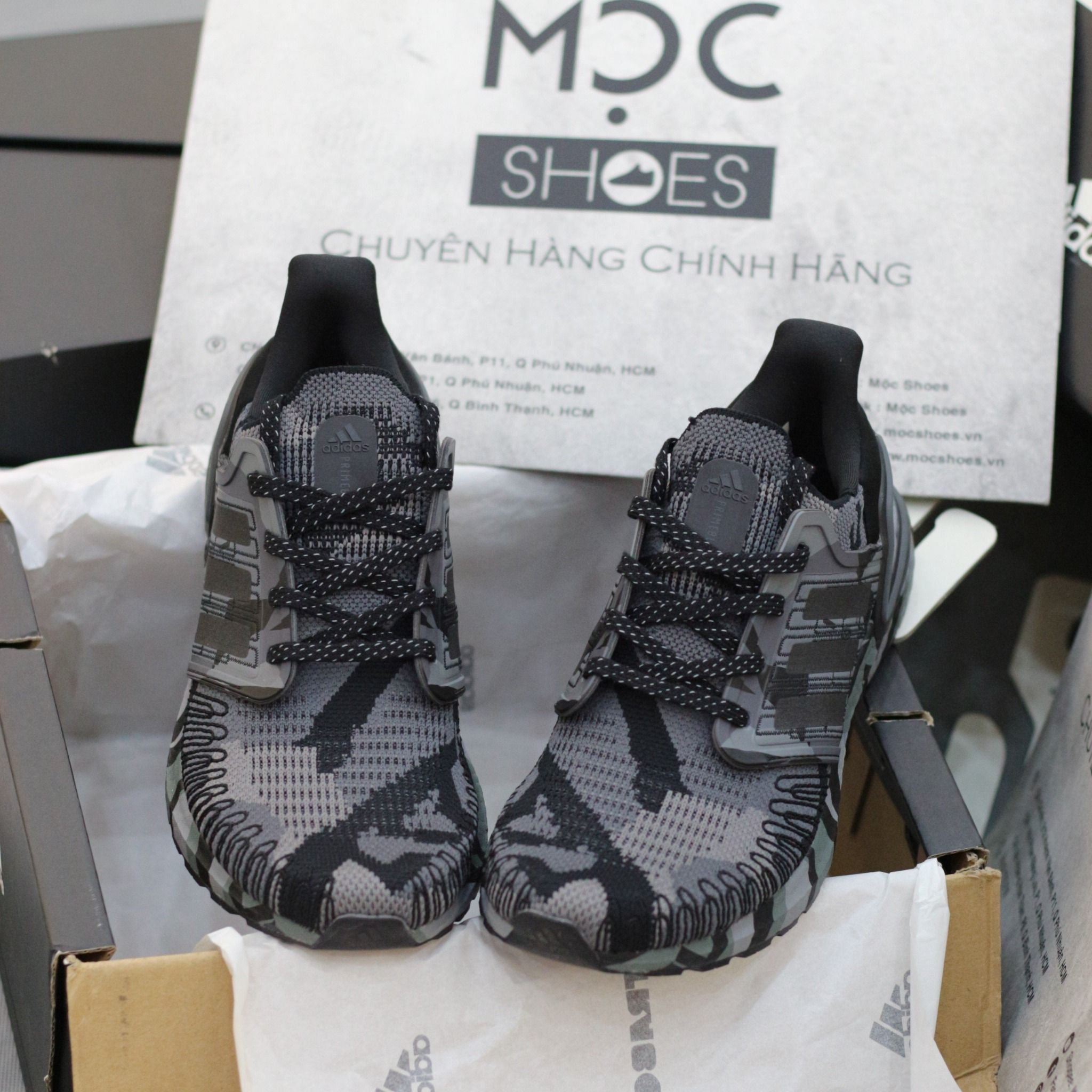 1545 - HÀNG CHÍNH HÃNG - GIÀY ADIDAS ULTRABOOST 20 CAMO - XÁM GRAPHIC - CODE: FV8329