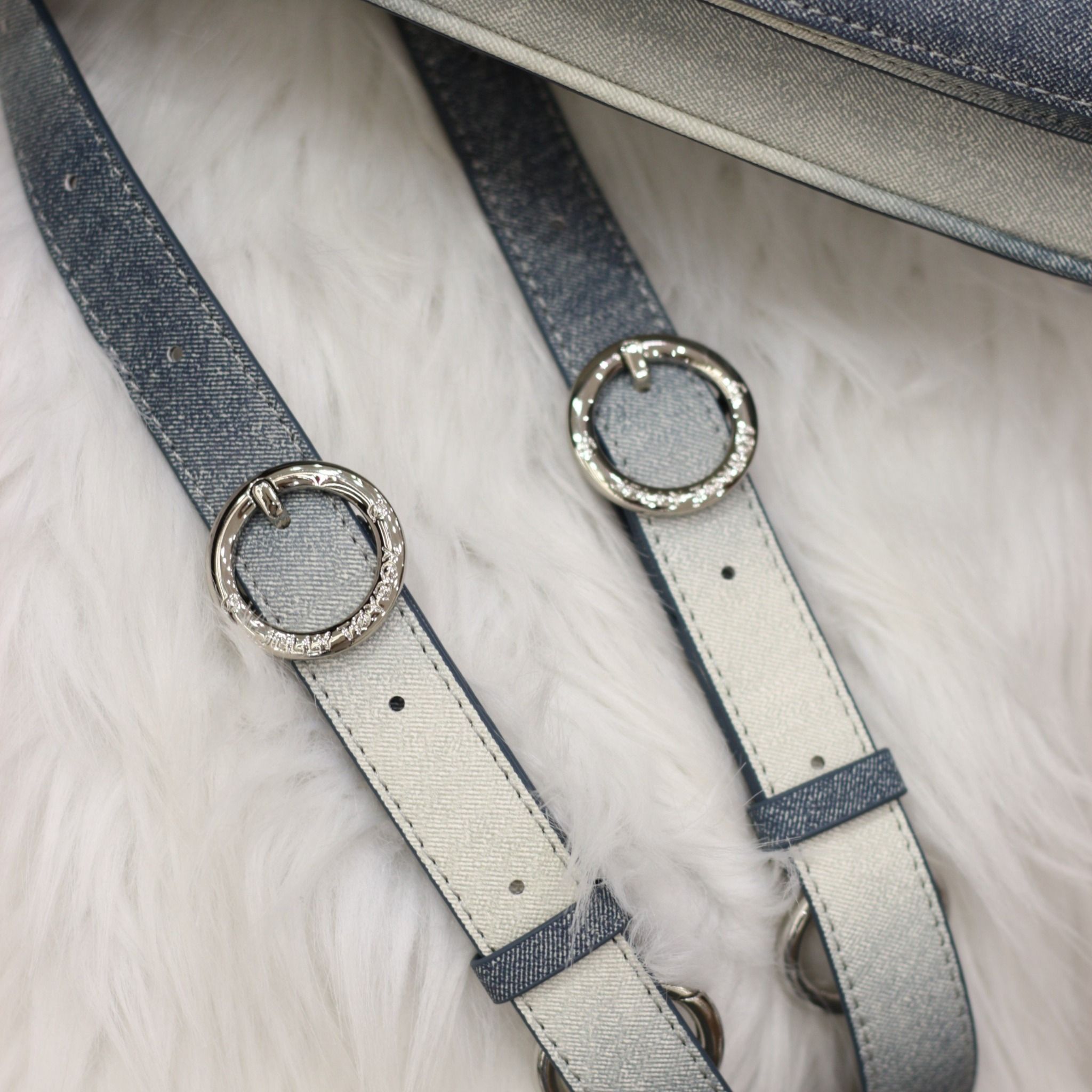 1557 - HÀNG CHÍNH HÃNG - TÚI JELLY TOYBOY RECTANGLE DENIM