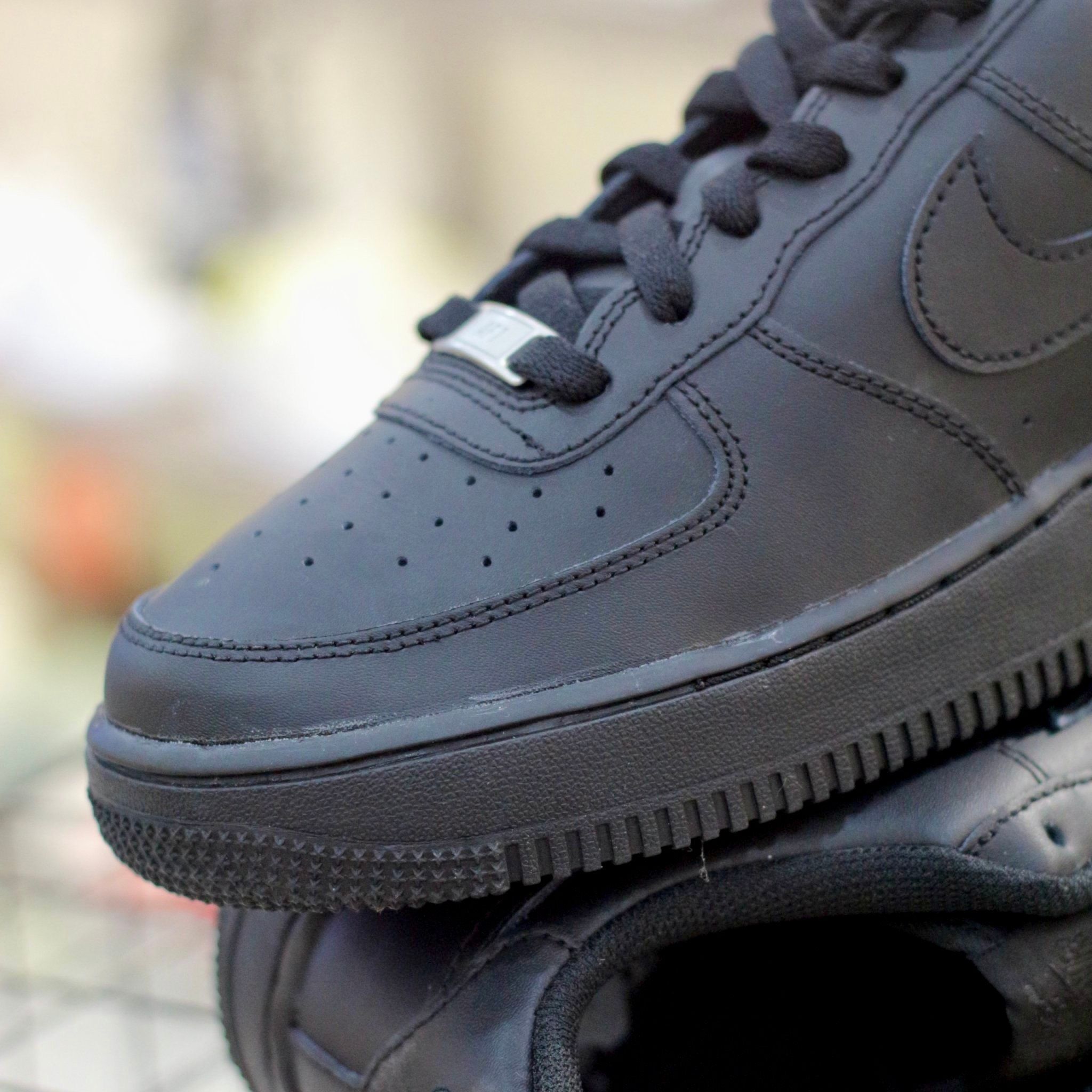 0561 - HÀNG CHÍNH HÃNG - GIÀY NIKE AIR FORCE 1 '07 TRIPLE BLACK - *BLACK* - CODE: CW2288-001