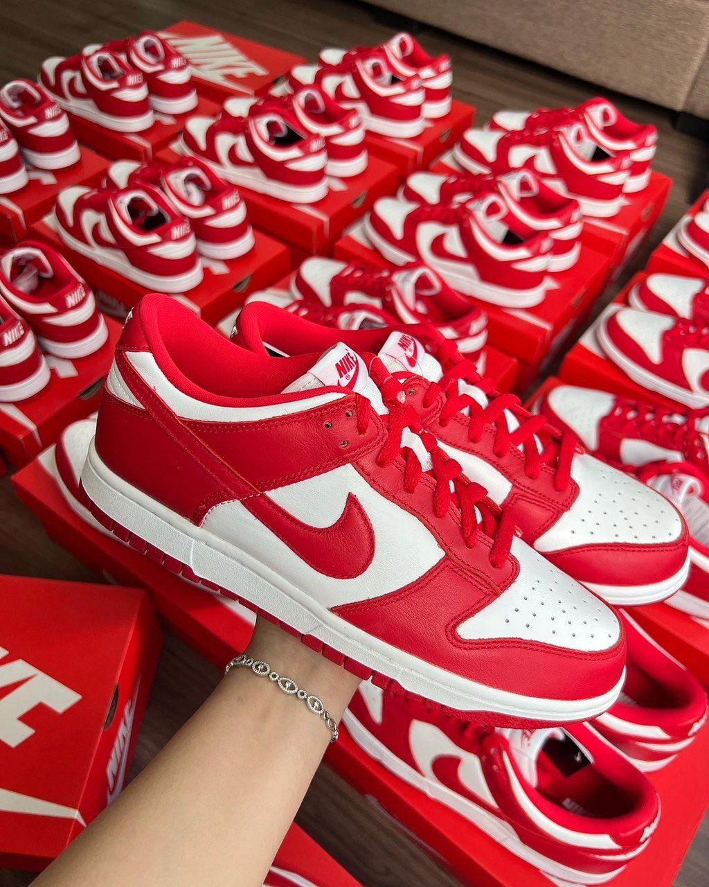 1579 - HÀNG CHÍNH HÃNG - GIÀY NIKE DUNK LOW SP UNIVERSITY RED