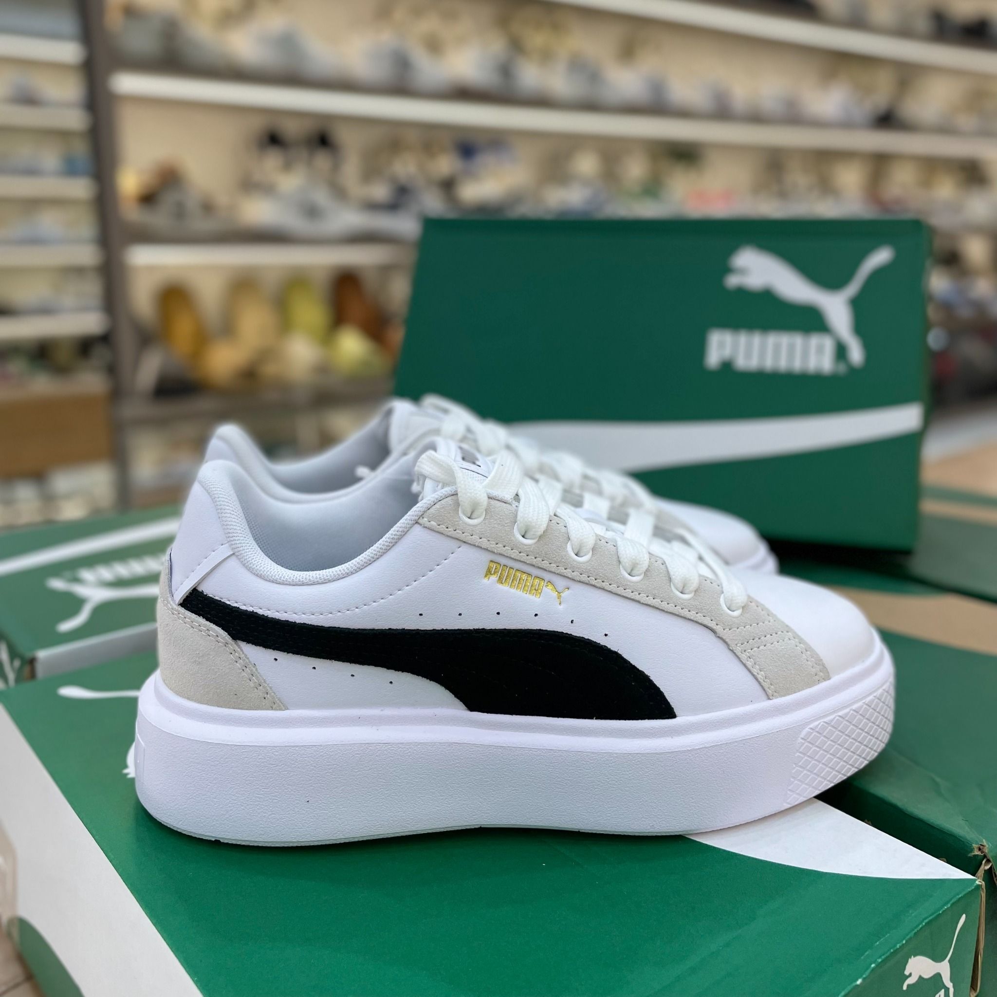 1582 - HÀNG CHÍNH HÃNG - GIÀY PUMA OSLO MAJA - MÀU TRẮNG - CODE: 375057 01