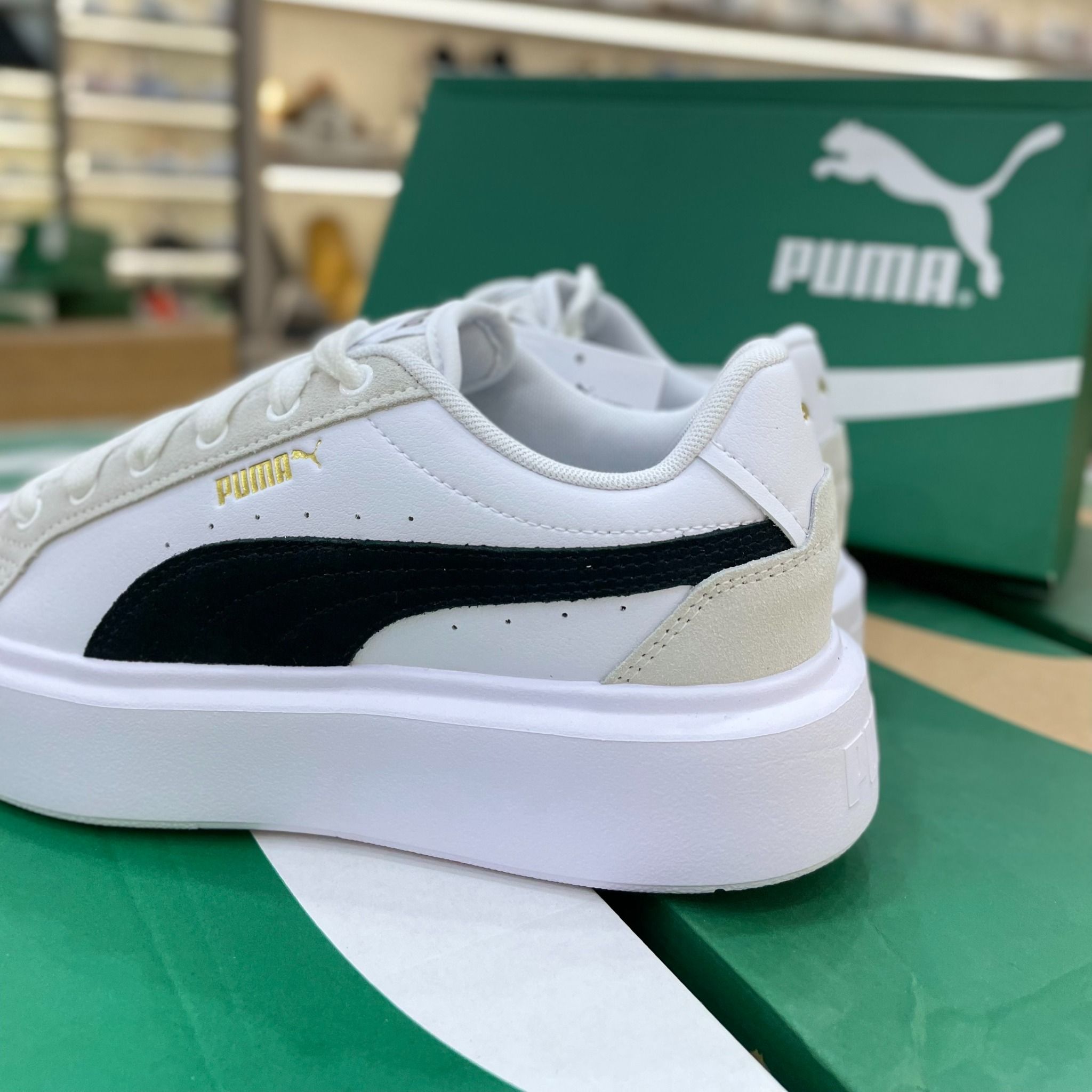 1582 - HÀNG CHÍNH HÃNG - GIÀY PUMA OSLO MAJA - MÀU TRẮNG - CODE: 375057 01