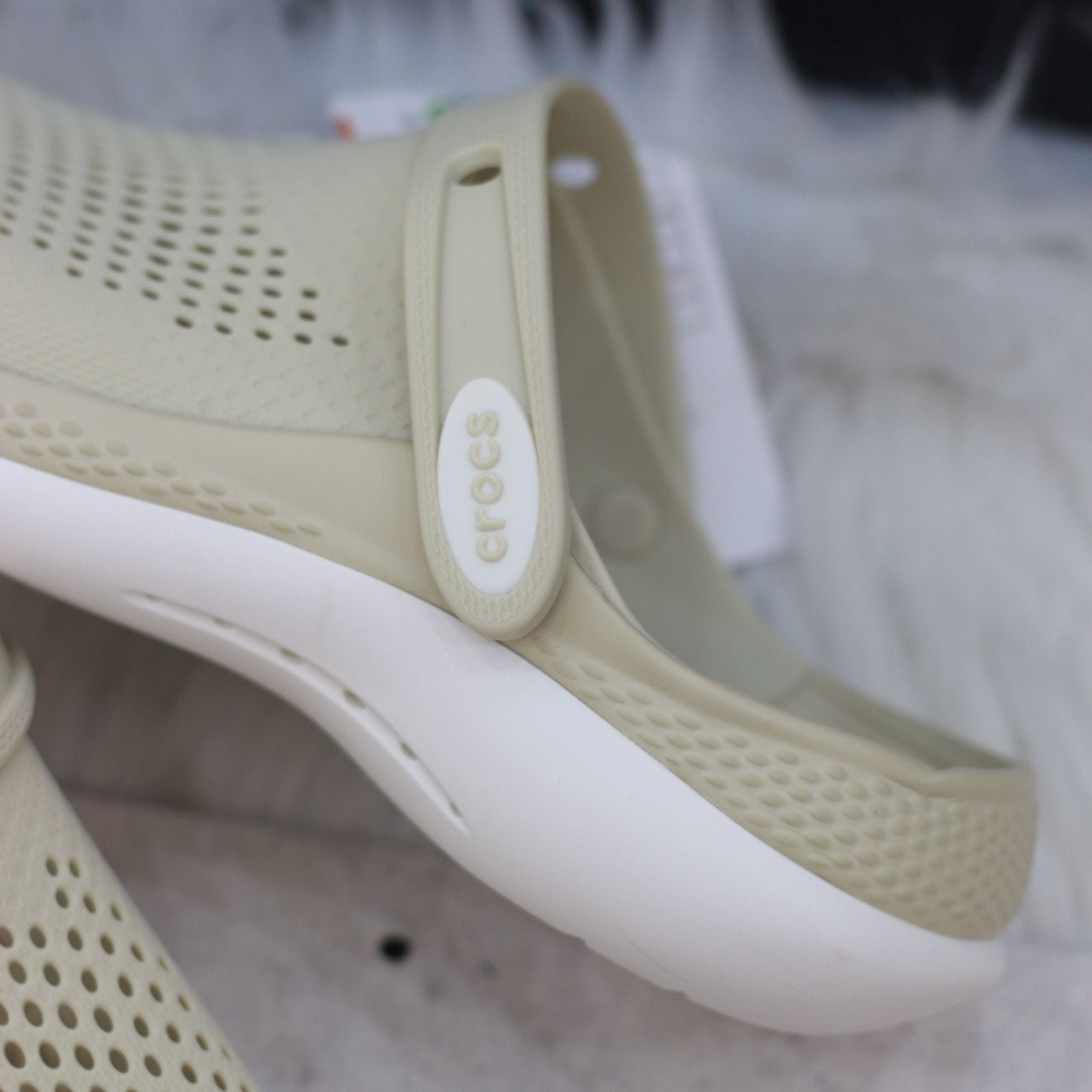 1589 - HÀNG CHÍNH HÃNG - GIÀY CLOG CROCS LITE RIDE 360 - BONE - CODE: 206708-2Y2