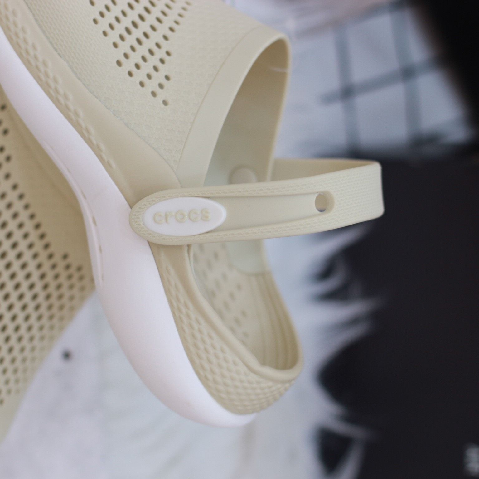 1589 - HÀNG CHÍNH HÃNG - GIÀY CLOG CROCS LITE RIDE 360 - BONE - CODE: 206708-2Y2