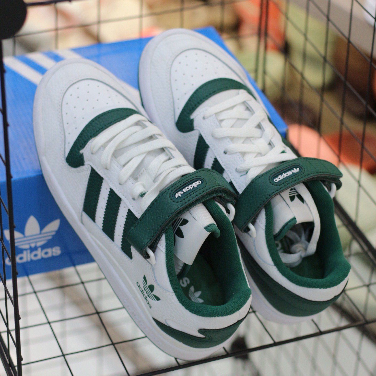 1598 - HÀNG CHÍNH HÃNG - GIÀY ADIDAS - FORUM LOW - COLLEGIATE GREEN - CODE: GY8556