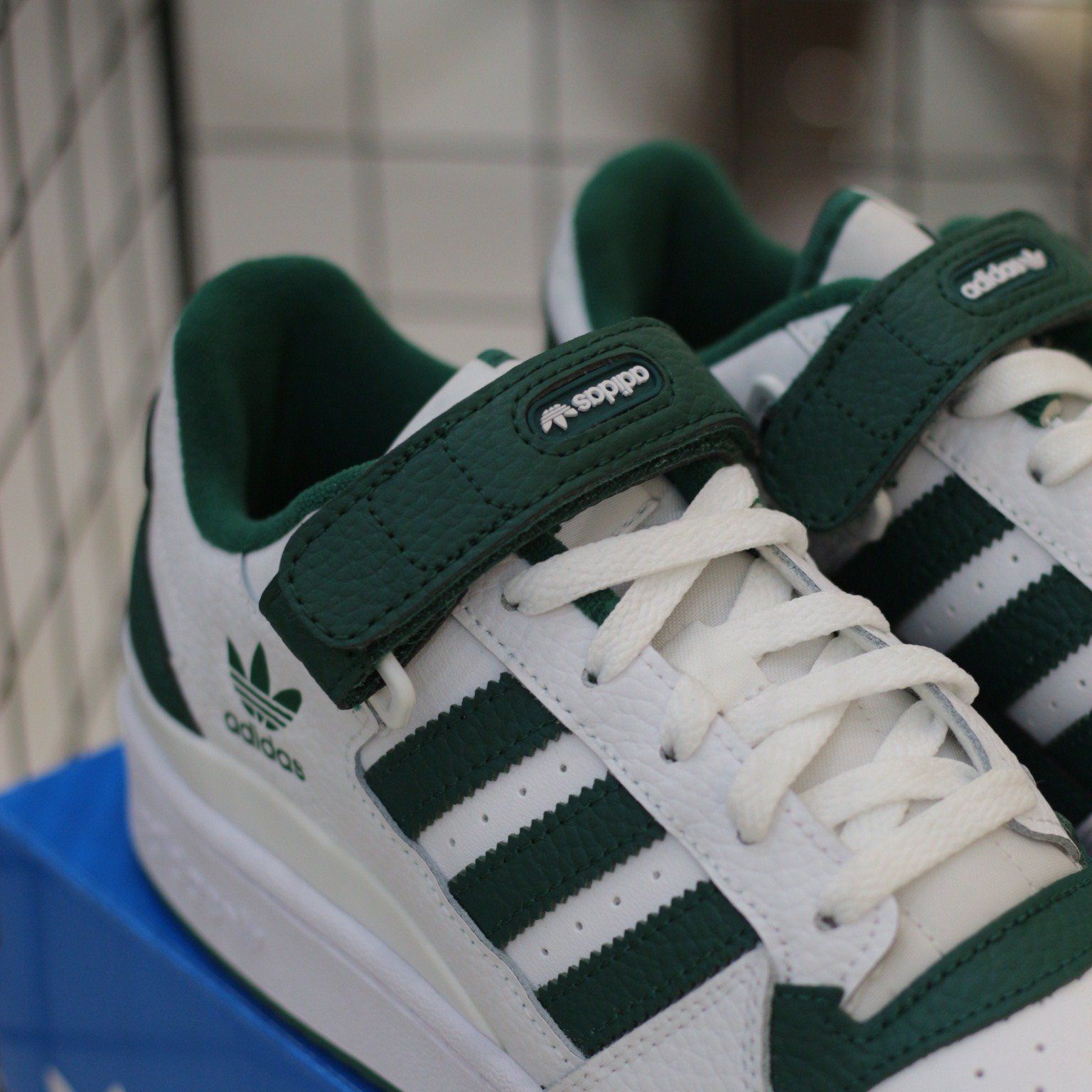 1598 - HÀNG CHÍNH HÃNG - GIÀY ADIDAS - FORUM LOW - COLLEGIATE GREEN - CODE: GY8556