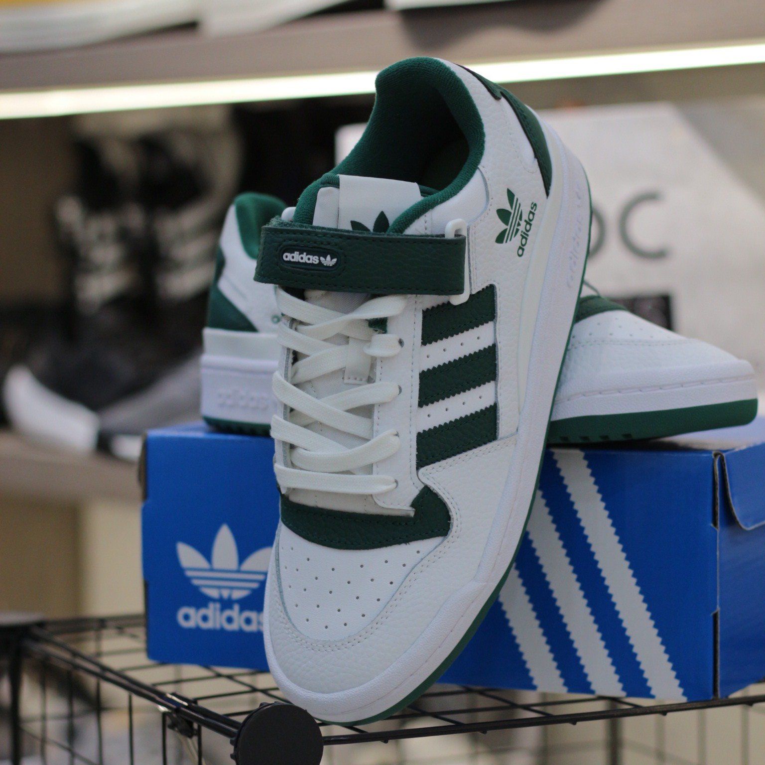 1598 - HÀNG CHÍNH HÃNG - GIÀY ADIDAS - FORUM LOW - COLLEGIATE GREEN - CODE: GY8556