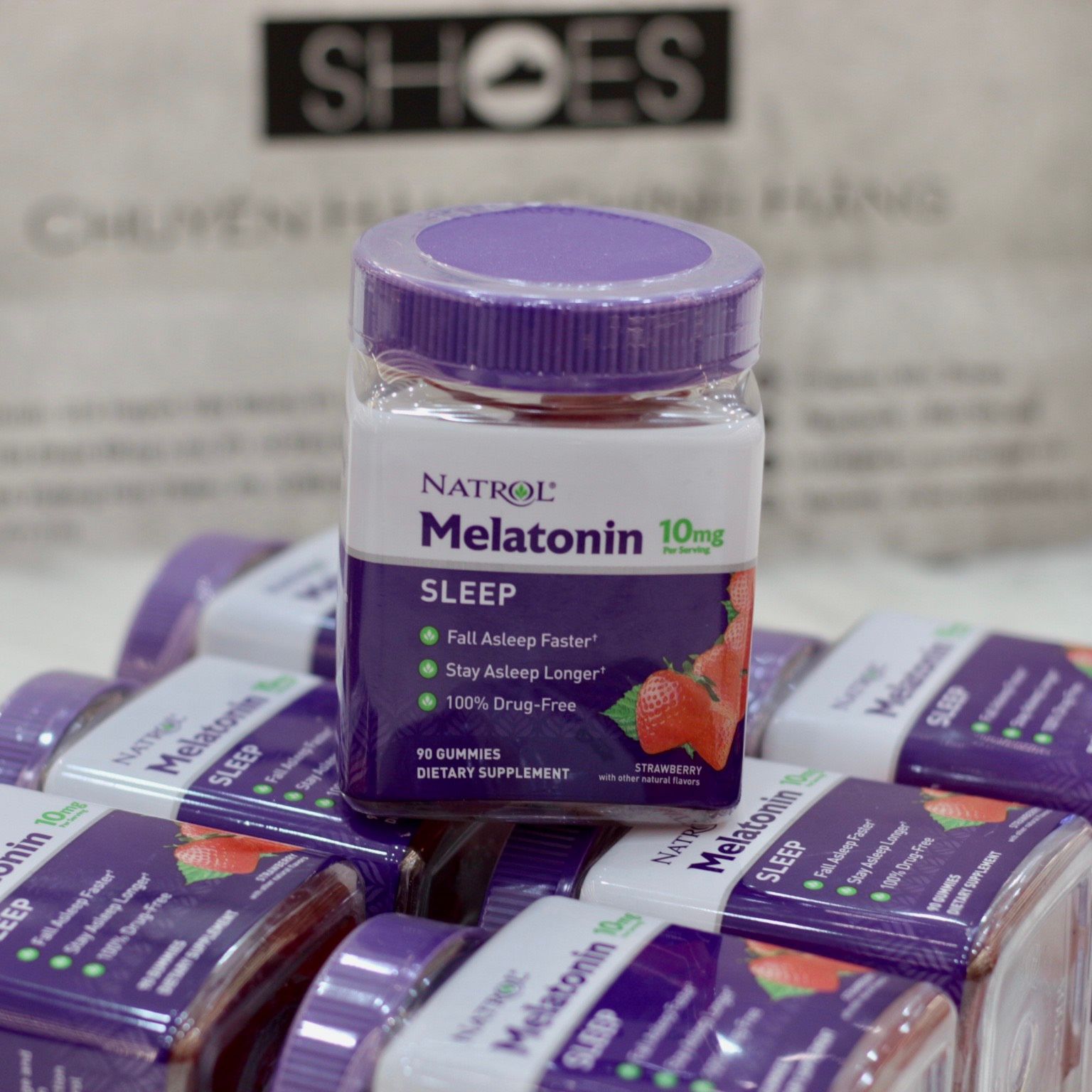 1596 - HÀNG CHÍNH HÃNG - KẸO DẺO GIÚP NGỦ NGON NATROL GUMMIES MELATONIN - CODE: DT002921