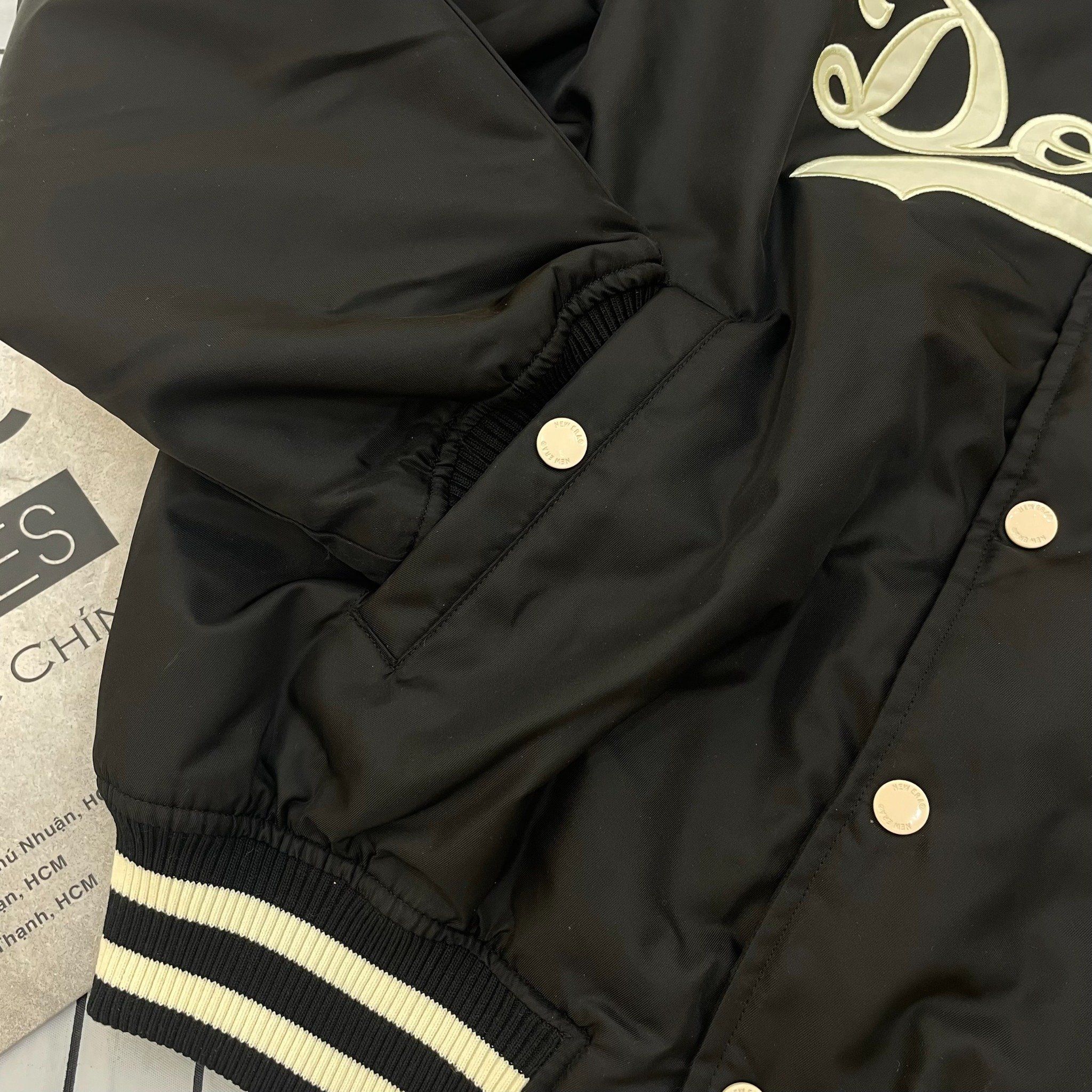 1605 - HÀNG CHÍNH HÃNG - ÁO KHOÁC BOMBER PHAO NEW ERA LA DODGERS - ĐEN - CODE: 13781137