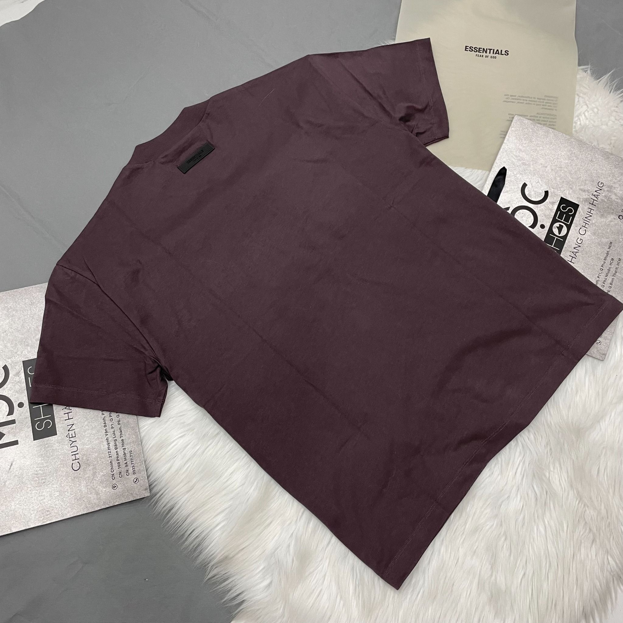 1618 - HÀNG CHÍNH HÃNG - ÁO THUN TEE ESSENTIAL FOG SS23 PLUM TEE- *TÍM* - SEASON 23