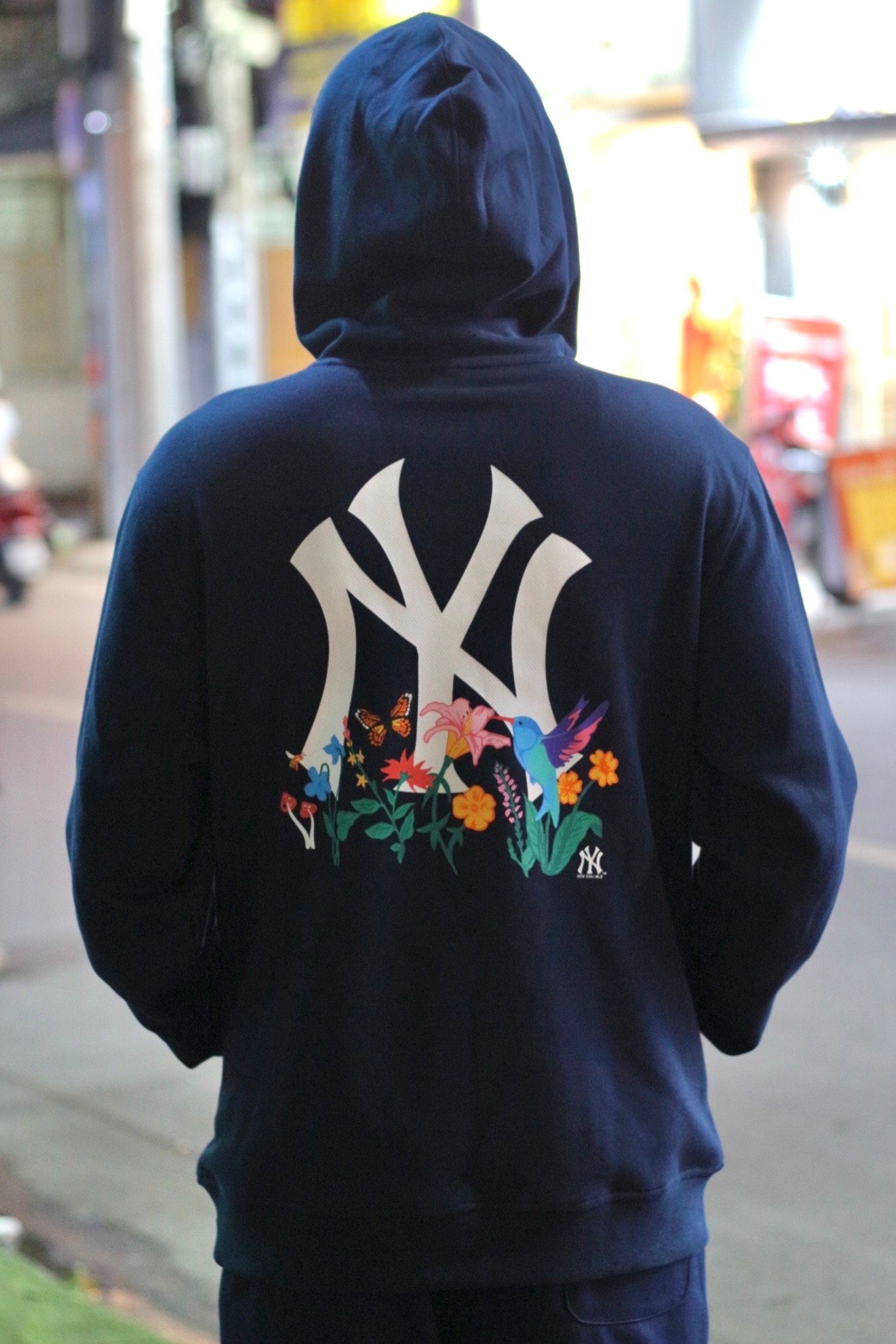 1626 - HÀNG CHÍNH HÃNG - ÁO HOODIE NEW ERA - NY CHIM SẺ - NAVY - CODE: