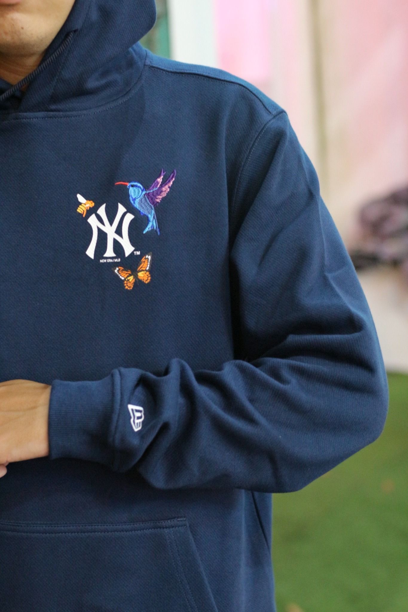 1626 - HÀNG CHÍNH HÃNG - ÁO HOODIE NEW ERA - NY CHIM SẺ - NAVY - CODE: