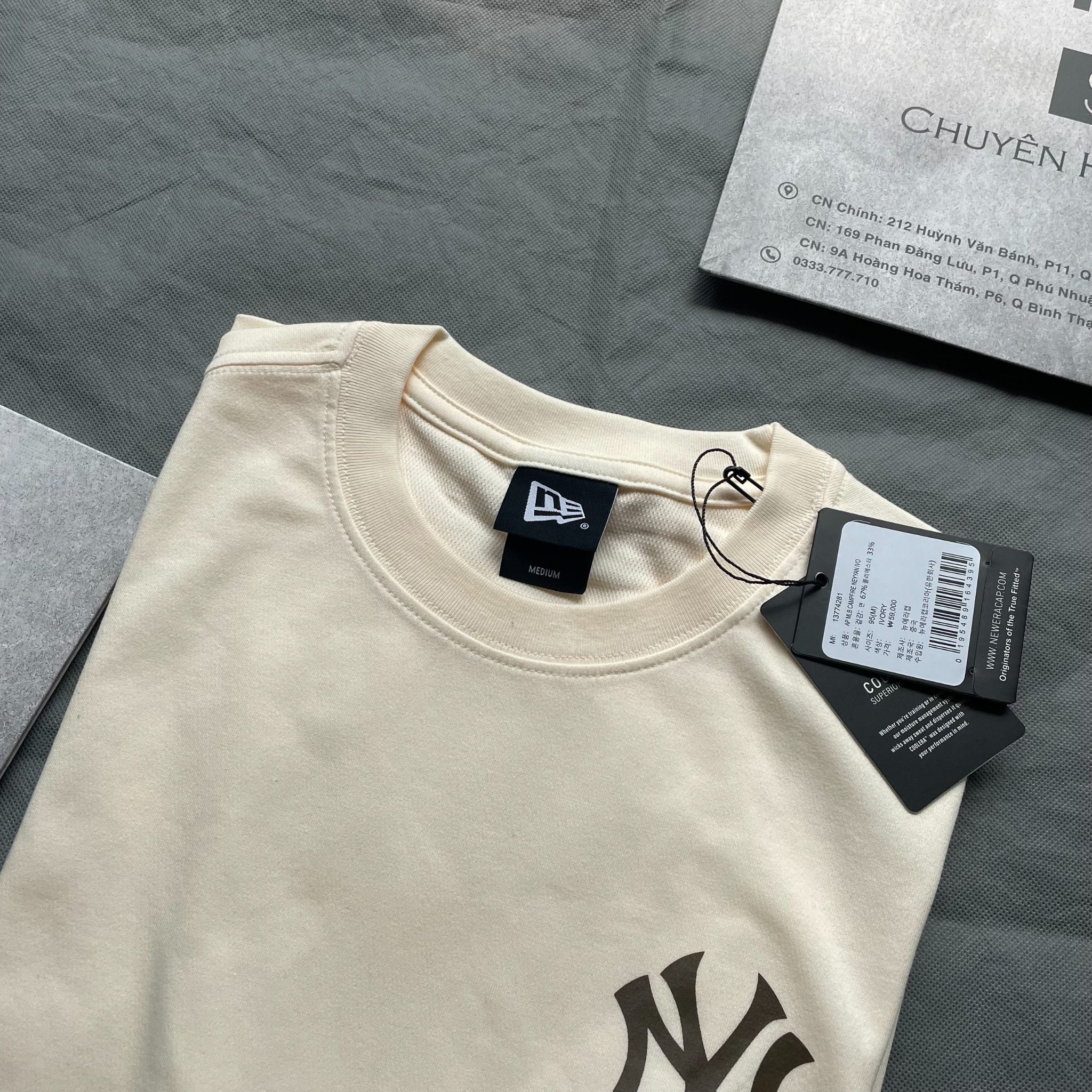 1623 - HÀNG CHÍNH HÃNG - ÁO THUN NEW ERA - NY WOLRD SERIES
