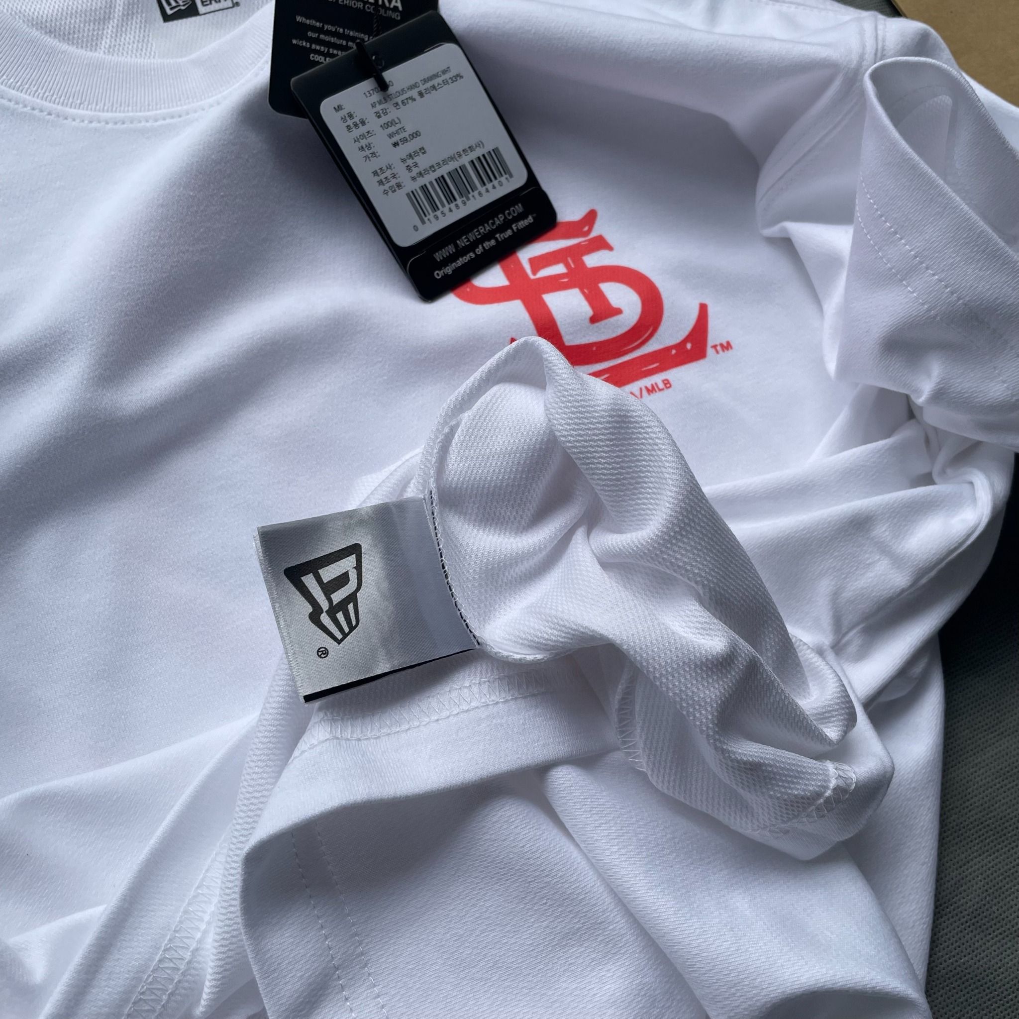 1632 - HÀNG CHÍNH HÃNG - ÁO THUN NEW ERA - ST.LOUIS - TRẮNG - CODE: 13702560