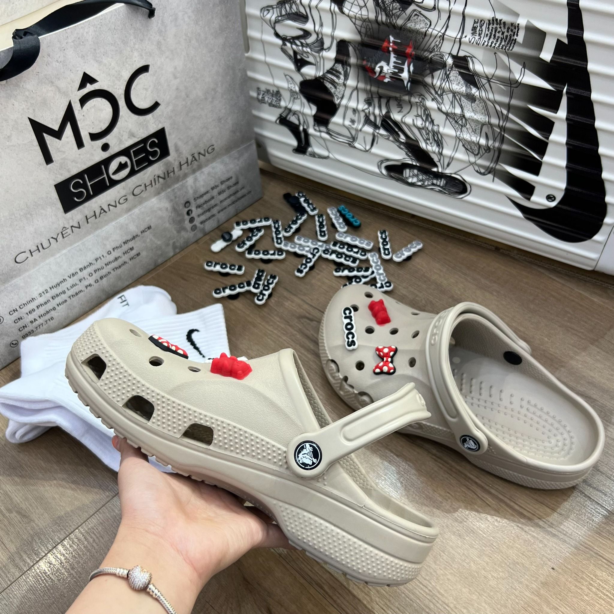 1640 - HÀNG CHÍNH HÃNG - GIÀY CLOG UNISEX CROCS BAYA - MÀU PURE