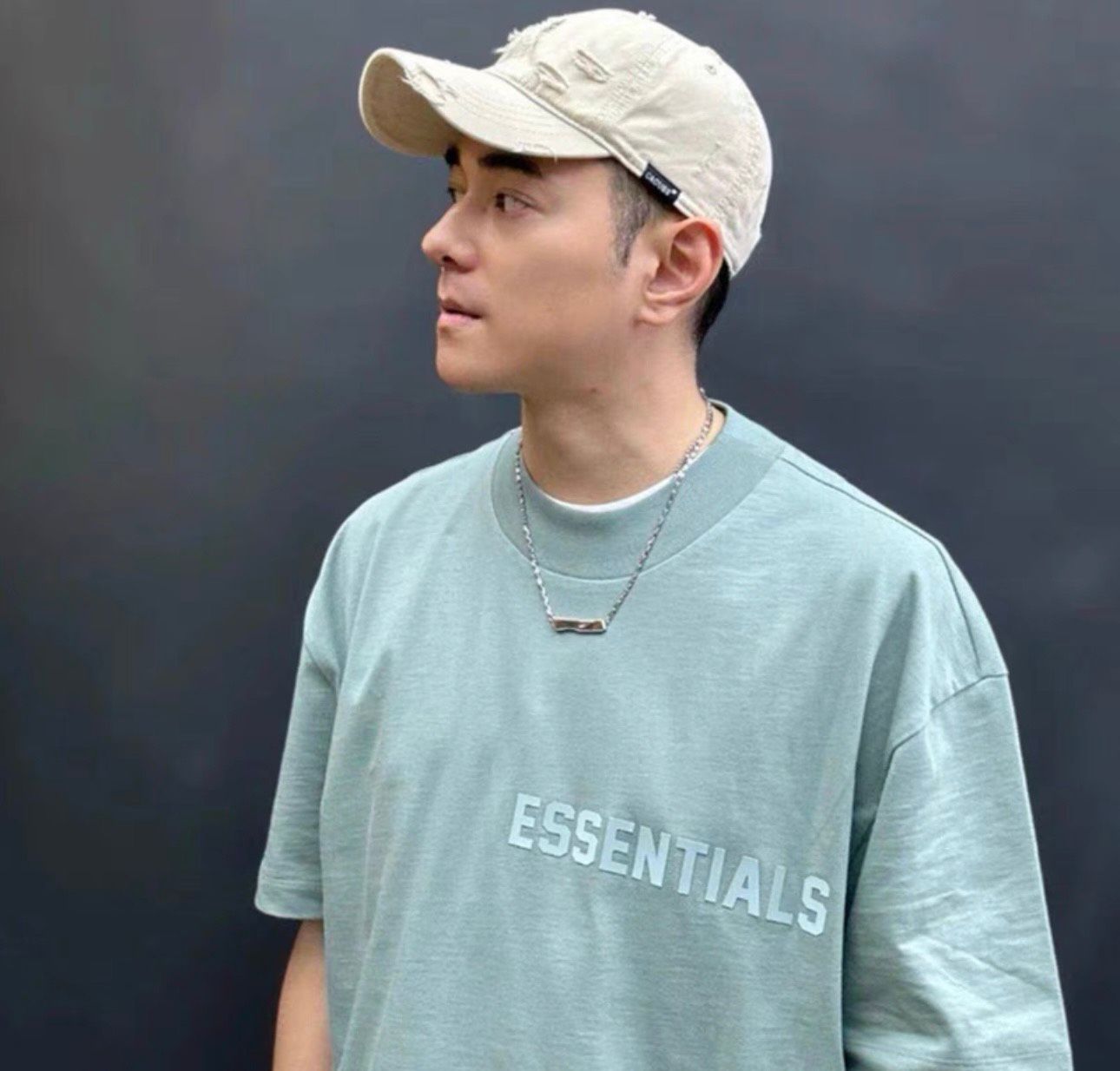 1664 - HÀNG CHÍNH HÃNG - ÁO THUN TEE ESSENTIAL FOG SS23 SYCAMORE TEE - *MINT* - SEASON 23