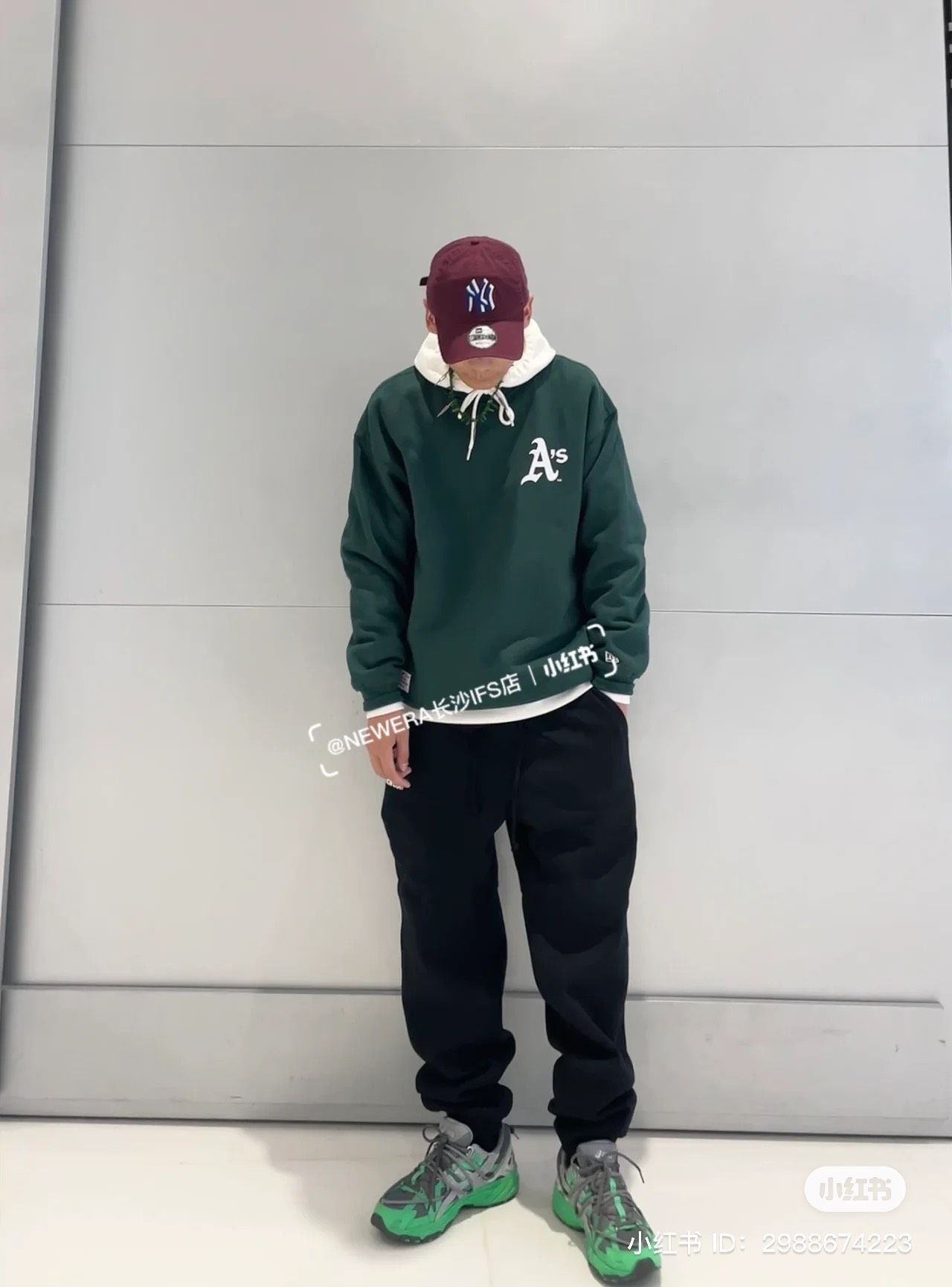 1661 - HÀNG CHÍNH HÃNG - ÁO SWEATER NEW ERA BIG LOGO A'S -