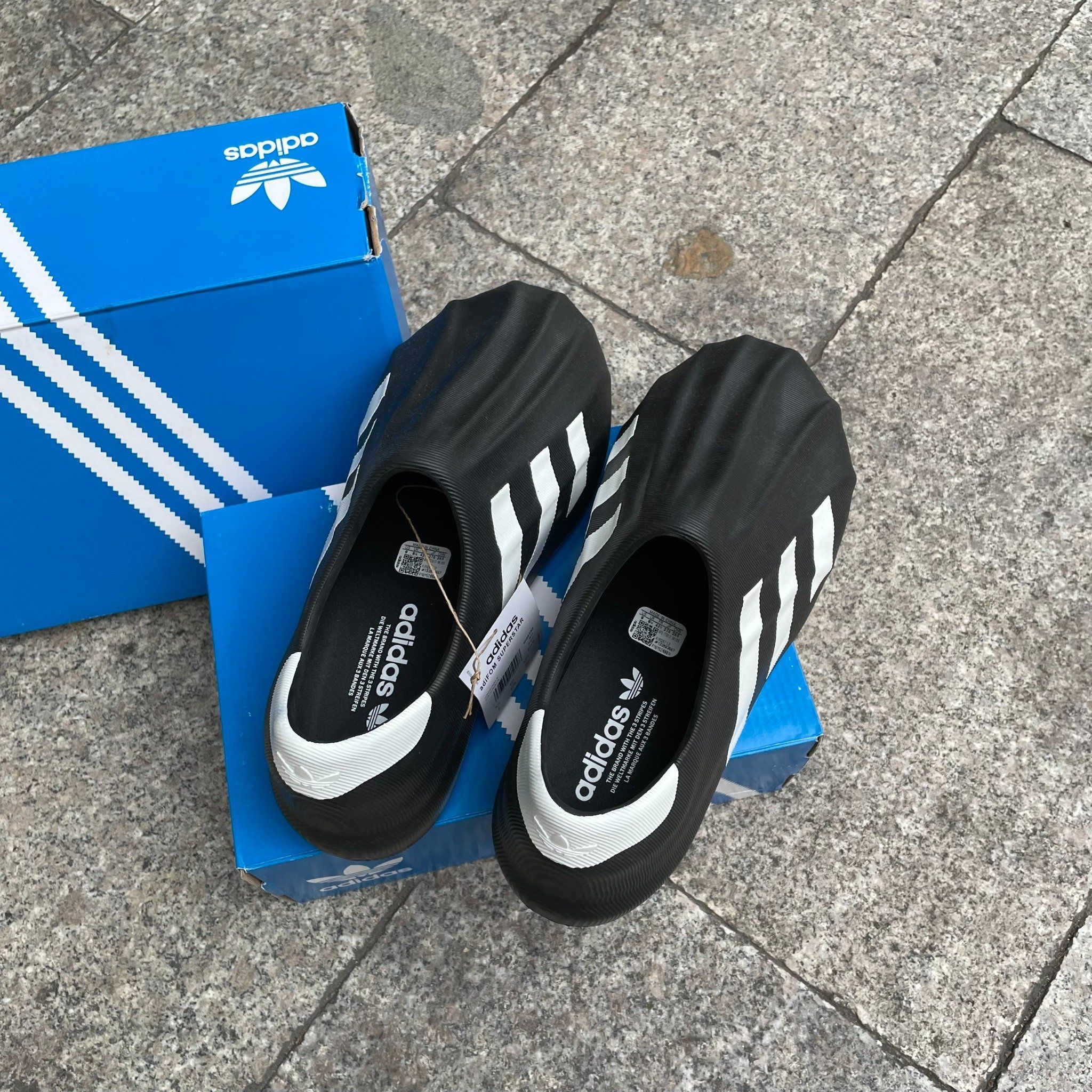 1691 - HÀNG CHÍNH HÃNG - GIÀY ADIDAS ADIFOM SUPERSTAR - CORE BLACK - CODE: HQ8752