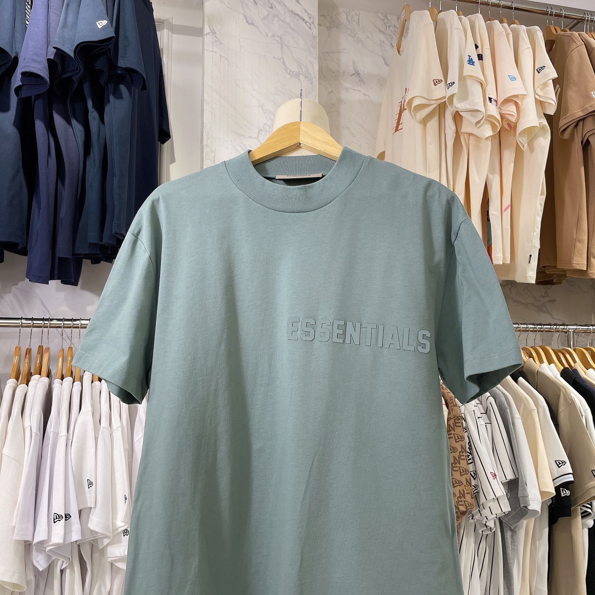 1664 - HÀNG CHÍNH HÃNG - ÁO THUN TEE ESSENTIAL FOG SS23 SYCAMORE TEE - *MINT* - SEASON 23
