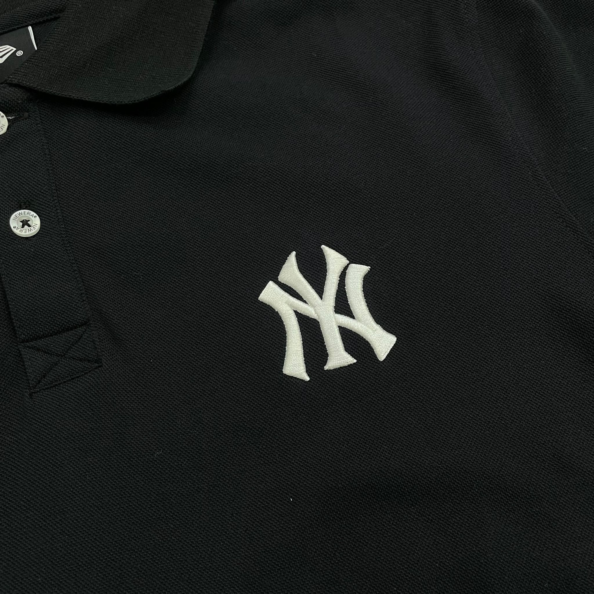  1695 - HÀNG CHÍNH HÃNG - ÁO THUN POLO NEW ERA  - NY THÊU BLACK - CODE: 12848783 