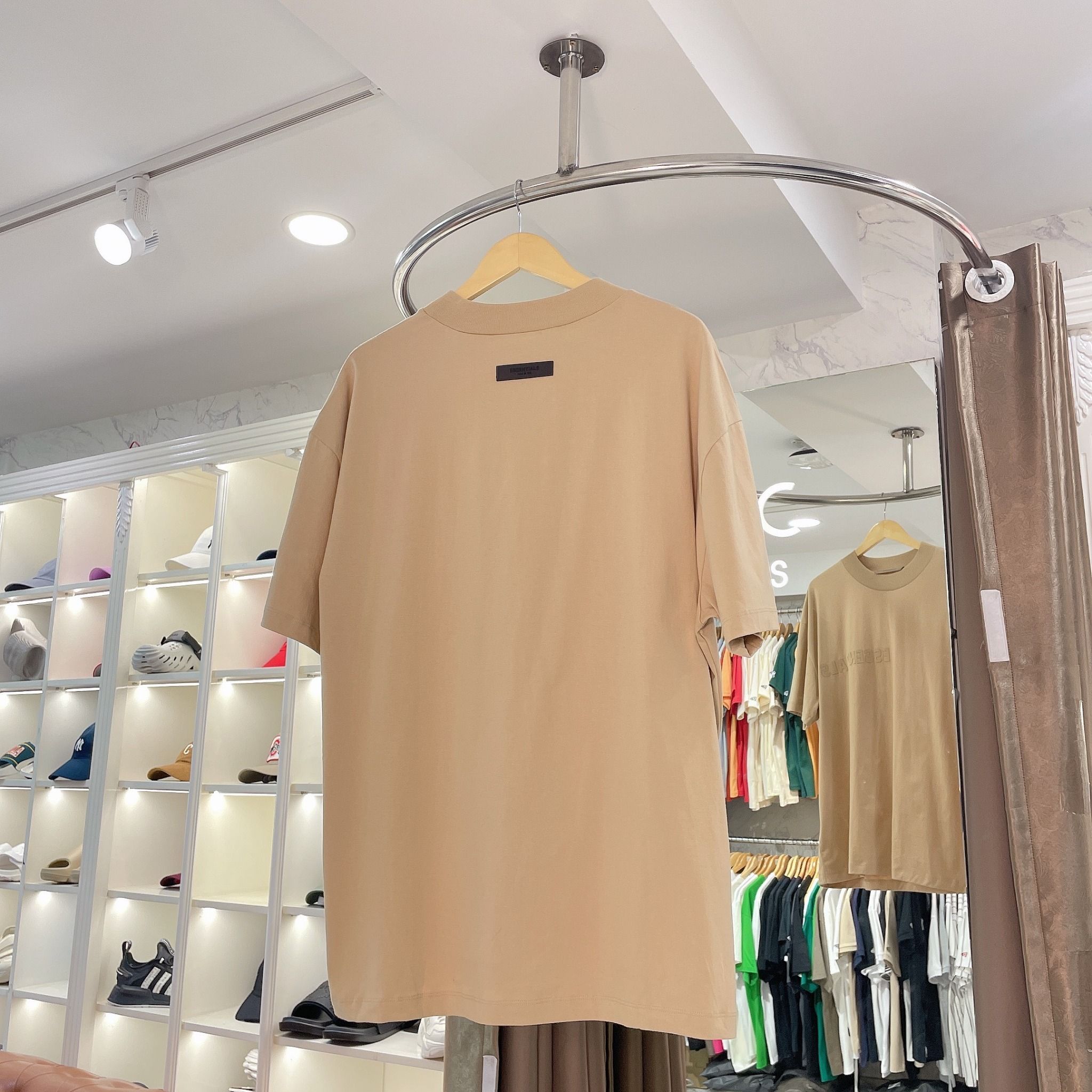 1665 - HÀNG CHÍNH HÃNG - ÁO THUN TEE ESSENTIAL FOG SS23 SAND TEE - *BE CÁT* - SEASON 23