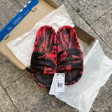  1707 - HÀNG CHÍNH HÃNG - DÉP ADIDAS 22 -  ‘ Loang Đỏ Đô - Black Right Red ’ - CODE: ID7808 