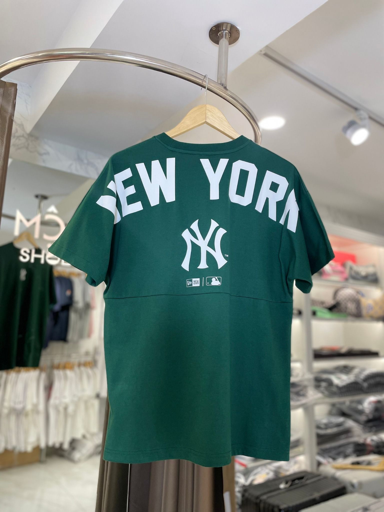 1688 - HÀNG CHÍNH HÃNG - ÁO THUN NEW ERA APPAREL - NY GREEN - CODE: 13516730