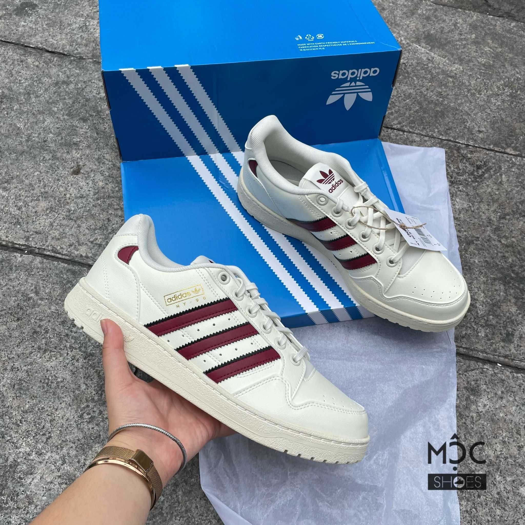 1719 - HÀNG CHÍNH HÃNG - GIÀY ADIDAS NY 90 STRIPES -
