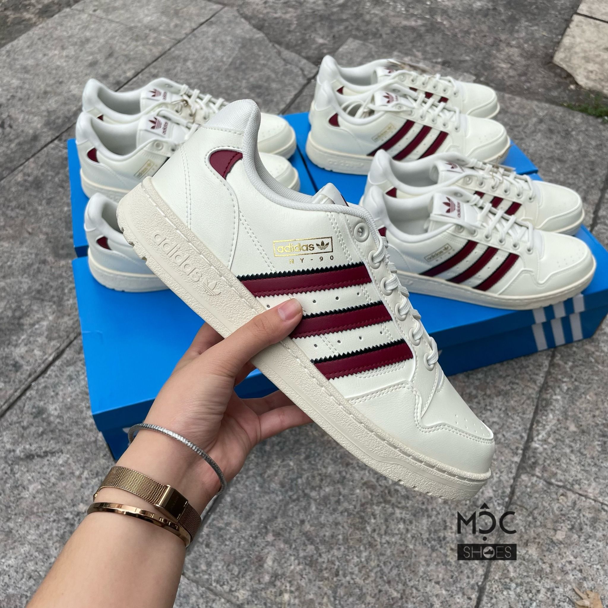 1719 - HÀNG CHÍNH HÃNG - GIÀY ADIDAS NY 90 STRIPES -