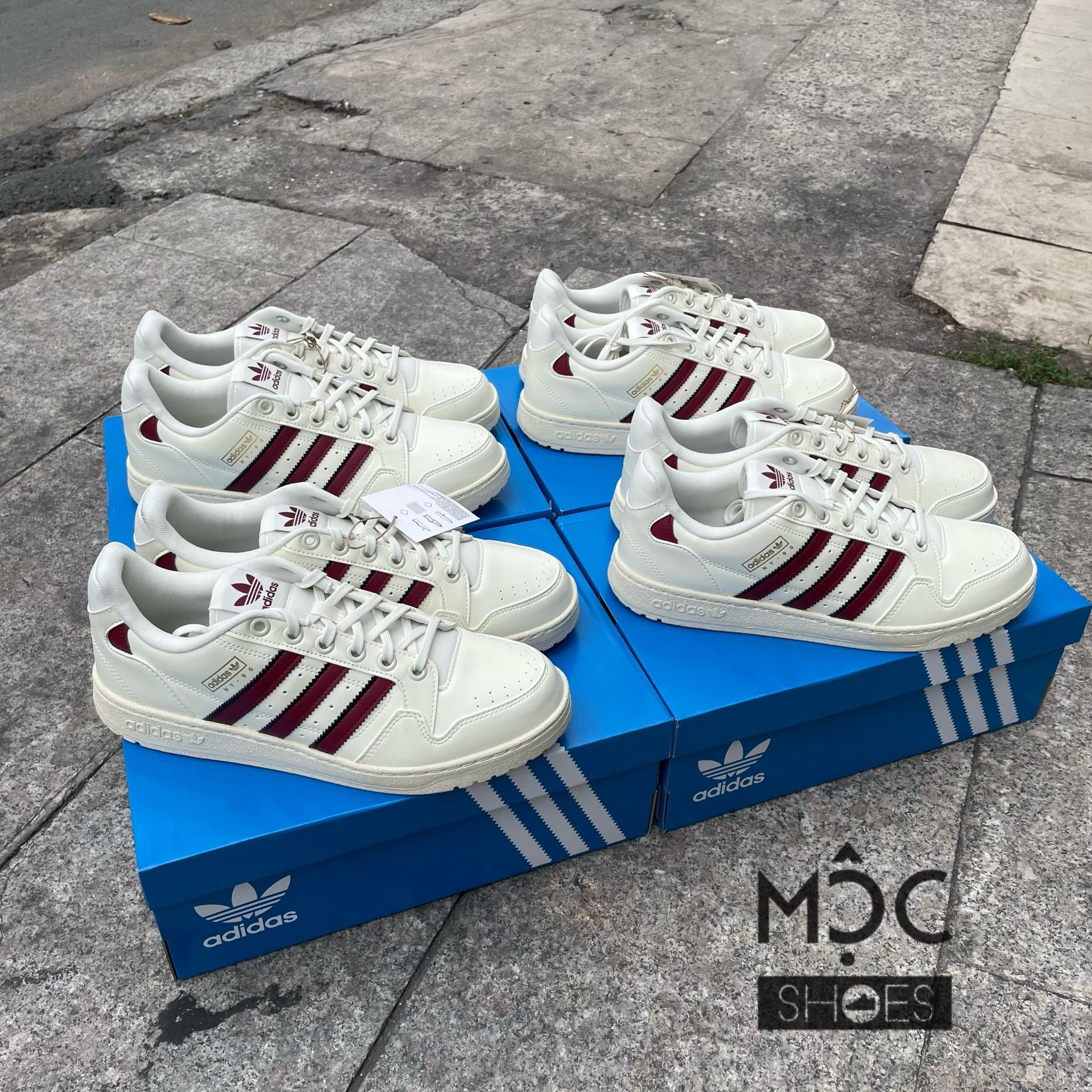 1719 - HÀNG CHÍNH HÃNG - GIÀY ADIDAS NY 90 STRIPES -
