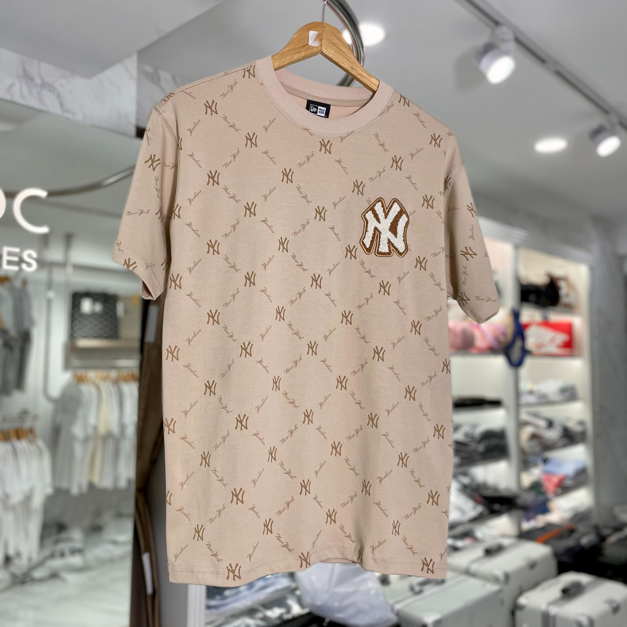 1728 - HÀNG CHÍNH HÃNG - ÁO THUN NEW ERA NY BÔNG MONO