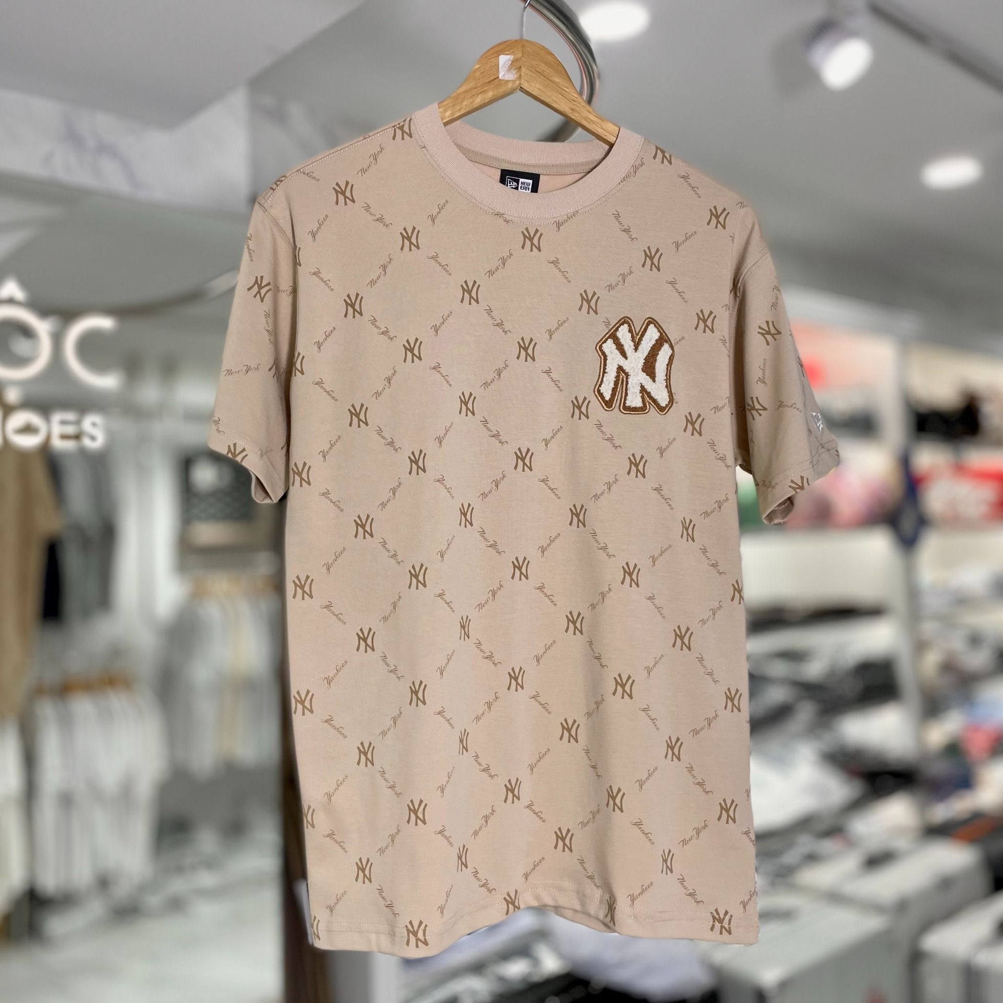 1728 - HÀNG CHÍNH HÃNG - ÁO THUN NEW ERA NY BÔNG MONO