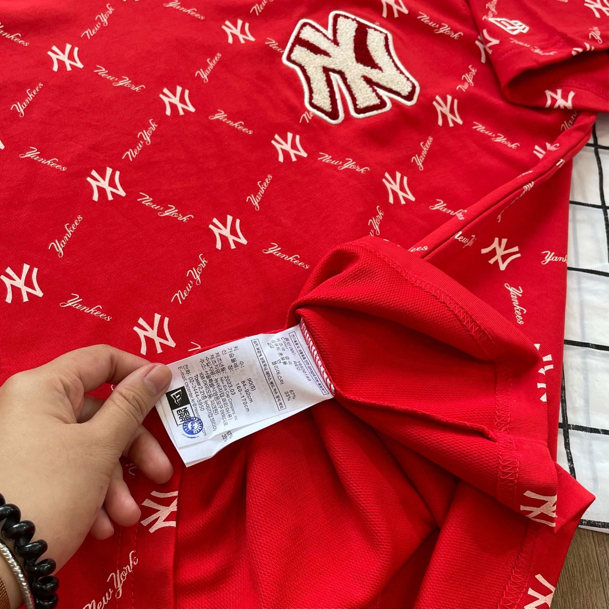 1976 - HÀNG CHÍNH HÃNG - ÁO THUN NEW ERA NEW YORK - NY MULTI BÔNG - ĐỎ - CODE: 19500189