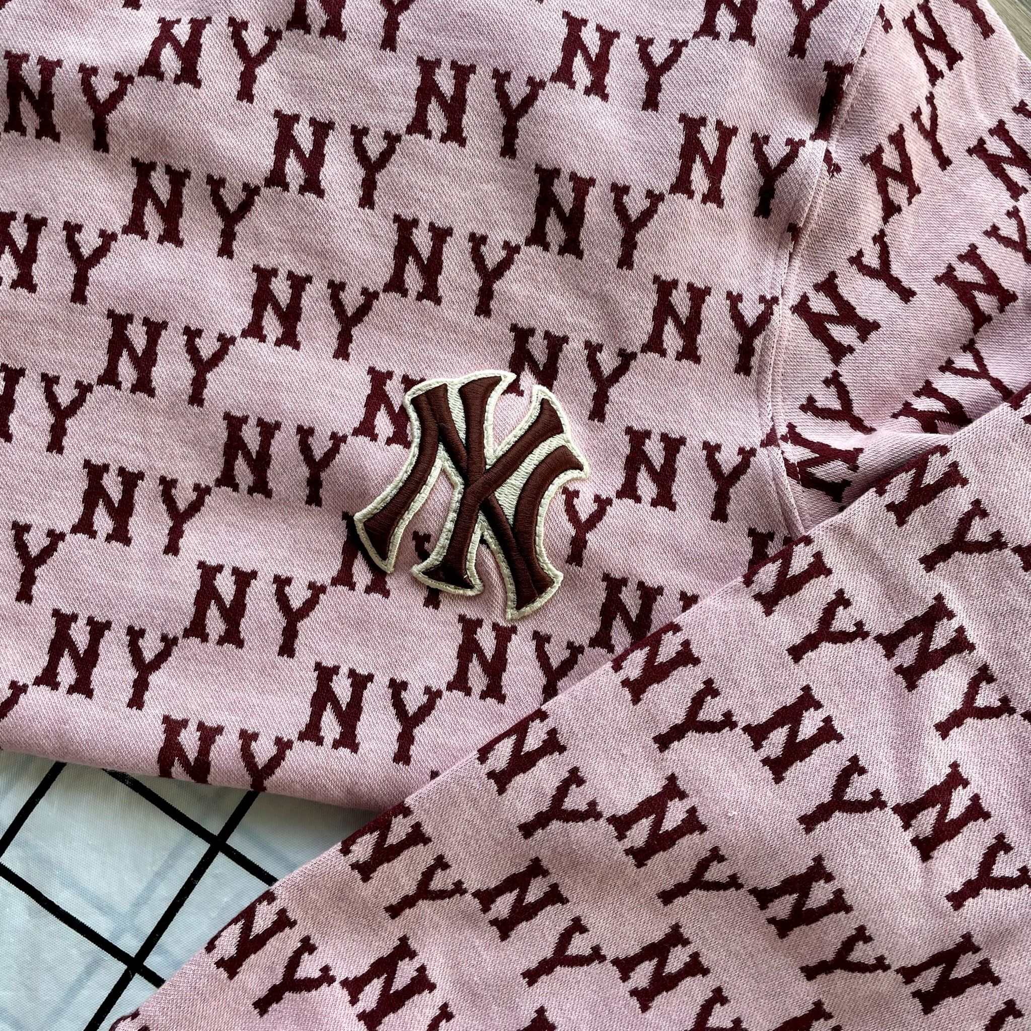 1795 - HÀNG CHÍNH HÃNG - ÁO SWEATER MLB DÍCH DẮC - HỒNG