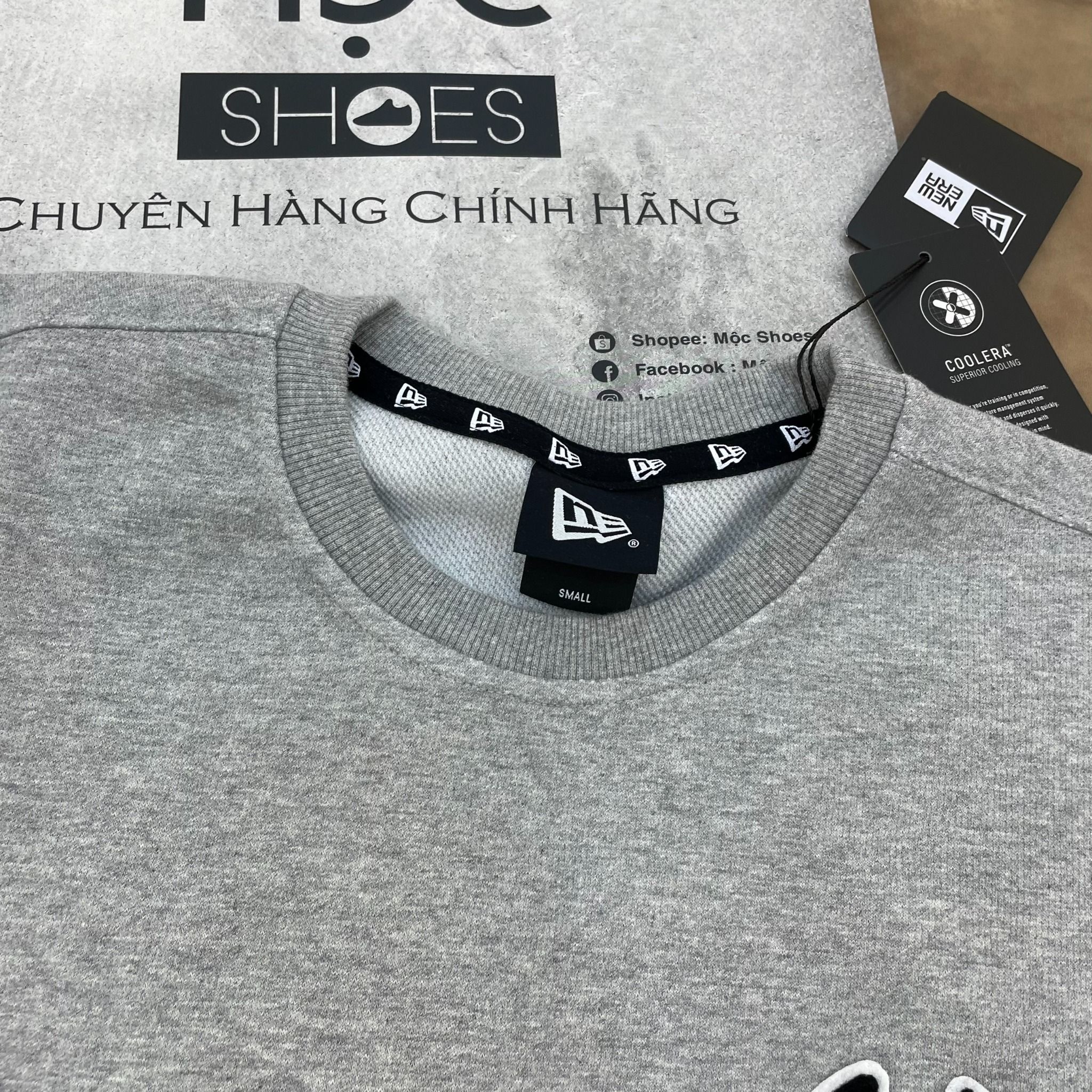 2019 - HÀNG CHÍNH HÃNG - ÁO SWEATER NEW ERA - NEW YORK YANKEES BIG LOGO