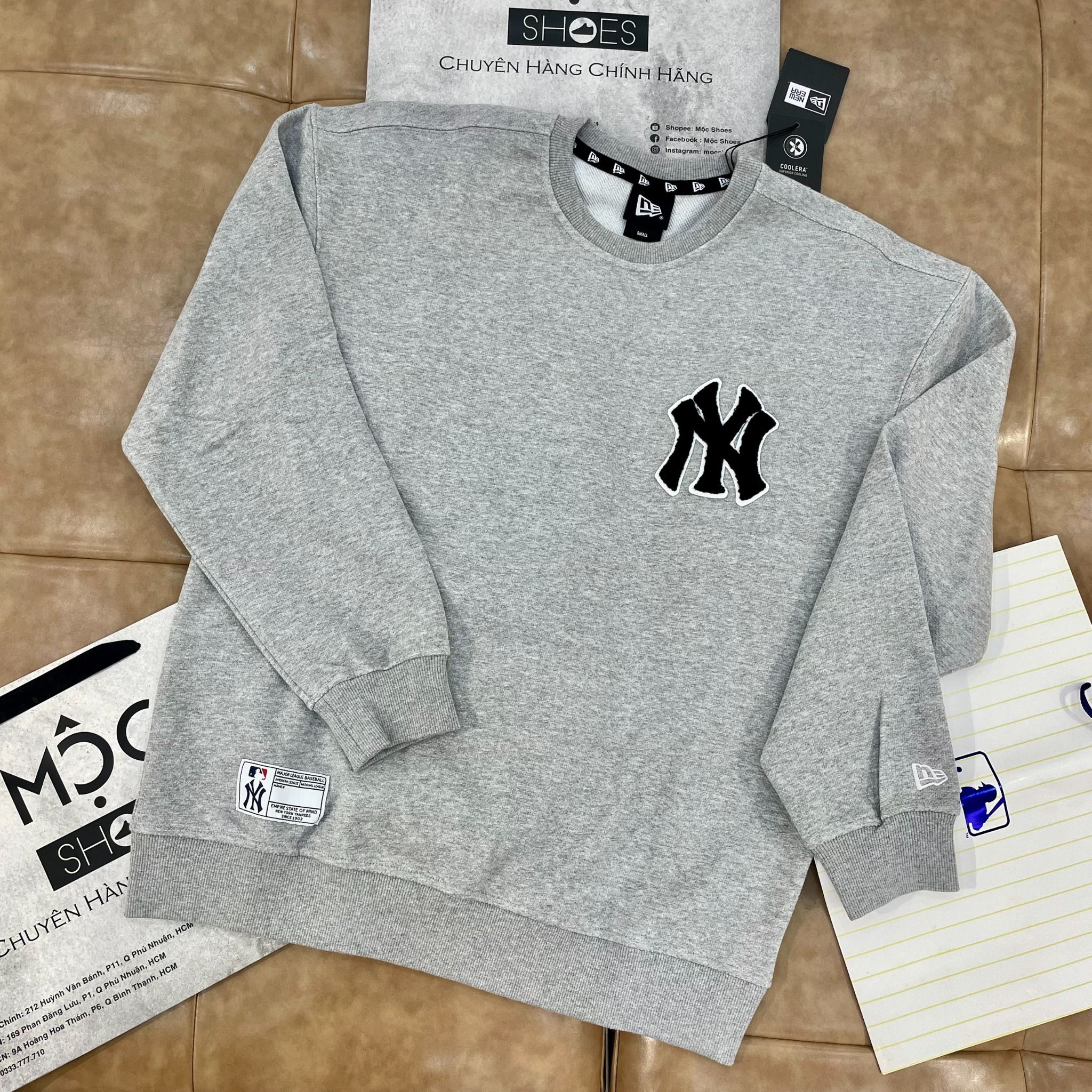 2019 - HÀNG CHÍNH HÃNG - ÁO SWEATER NEW ERA - NEW YORK YANKEES BIG LOGO