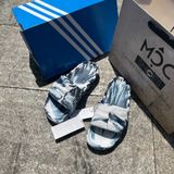  [SALE 750K] 1999  - HÀNG CHÍNH HÃNG - DÉP ADIDAS 22 - BẬC THANG *NAVY/GREY* LOANG 