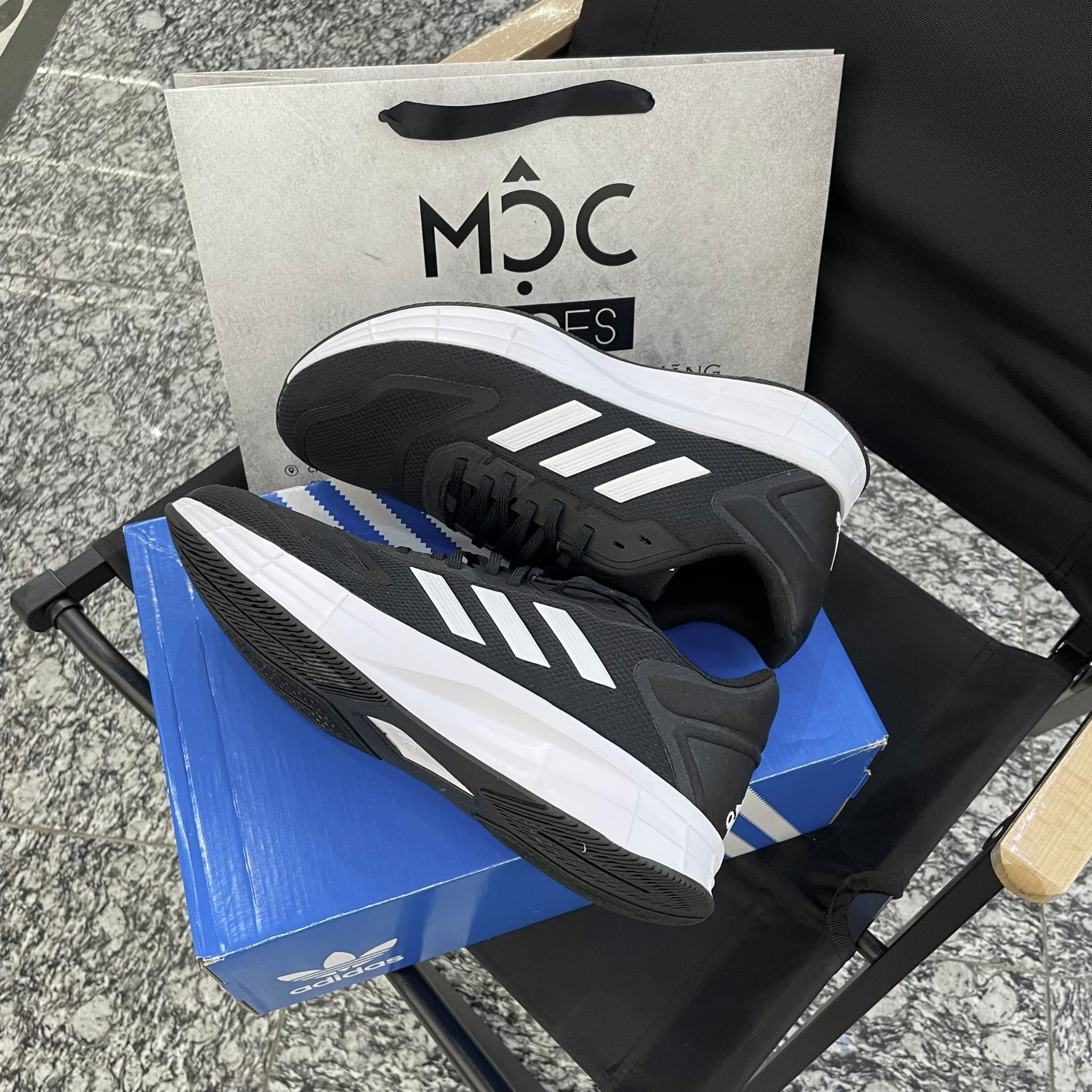 0517 - HÀNG CHÍNH HÃNG - GIÀY THỂ THAO ADIDAS RUNNING DURAMO 10 MÀU ĐEN - *CORE BLACK* - CODE: GW8336