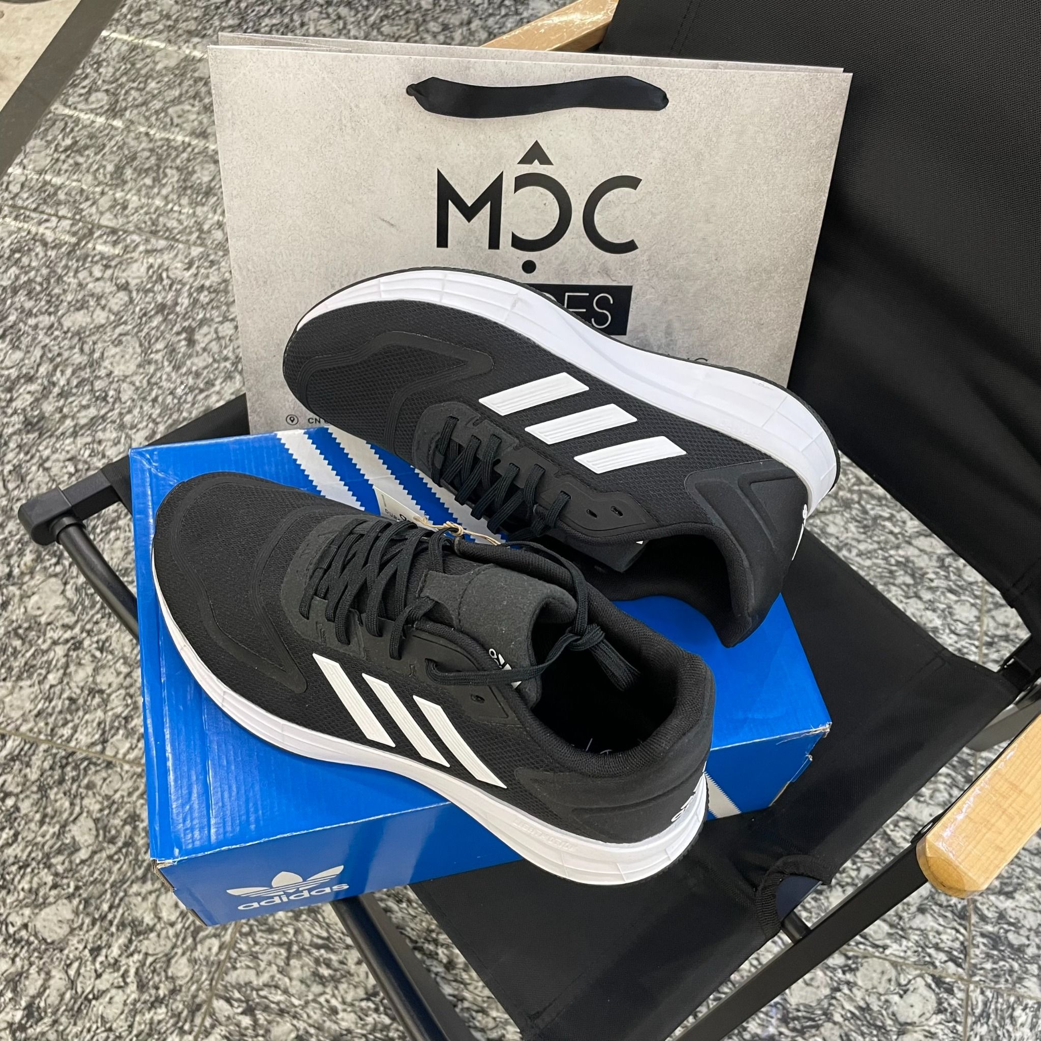 0517 - HÀNG CHÍNH HÃNG - GIÀY THỂ THAO ADIDAS RUNNING DURAMO 10 MÀU ĐEN - *CORE BLACK* - CODE: GW8336