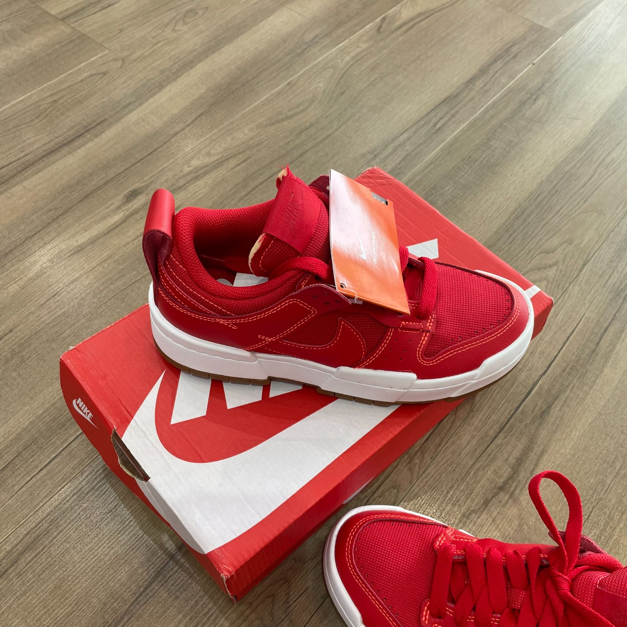 2035 - HÀNG CHÍNH HÃNG - Giày Nike Wmns Dunk Low Disrupt ‘Red Gum’ - CODE: CK6654-600
