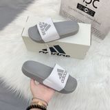  2056 - HÀNG CHÍNH HÃNG - DÉP ADIDAS ADILLETE SHOWER BIG LOGO LITE MÀU XÁM QUAI TRẮNG - CODE: IG3679 