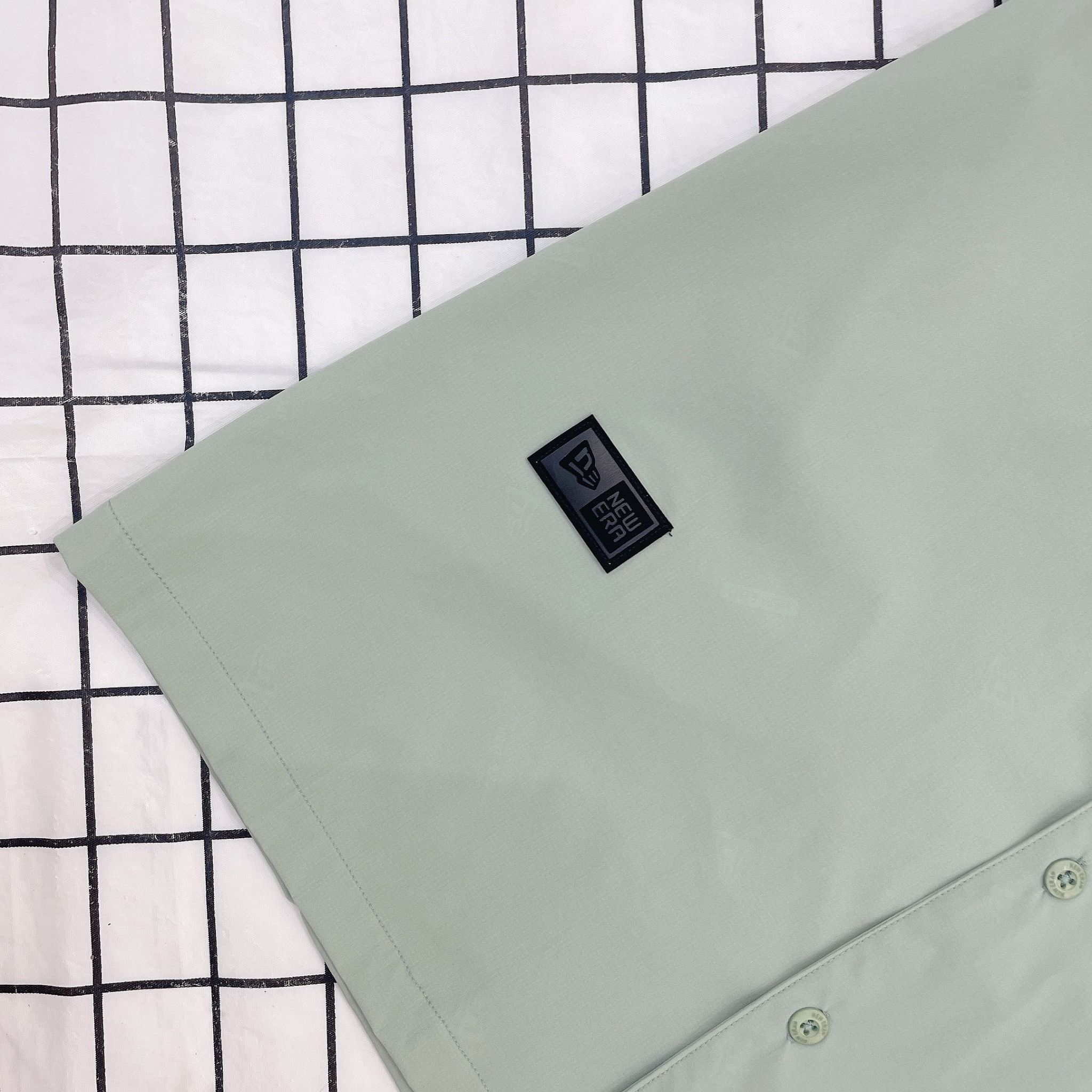 2078 - HÀNG CHÍNH HÃNG - ÁO NEW ERA - SƠ MI *TAY NGẮN* - MINT - CODE: 13679552