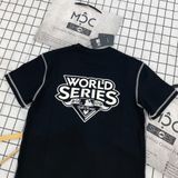  2073 - HÀNG CHÍNH HÃNG - ÁO THUN NEW ERA  - WORLD SERIES - VIỀN TRẮNG  *ĐEN* - CODE: 60435451 