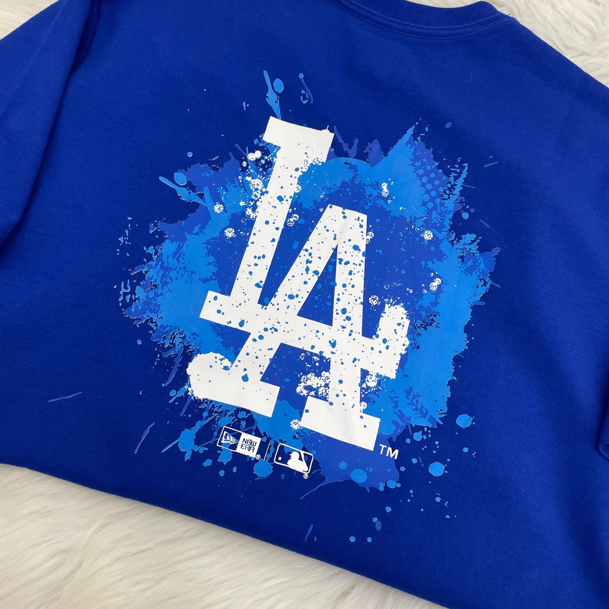  2091 - HÀNG CHÍNH HÃNG - ÁO THUN NEW ERA  - LA VẨY SƠN DODGERS PAINTED T-SHIRT SURF SS24 - CODE:  14179144 