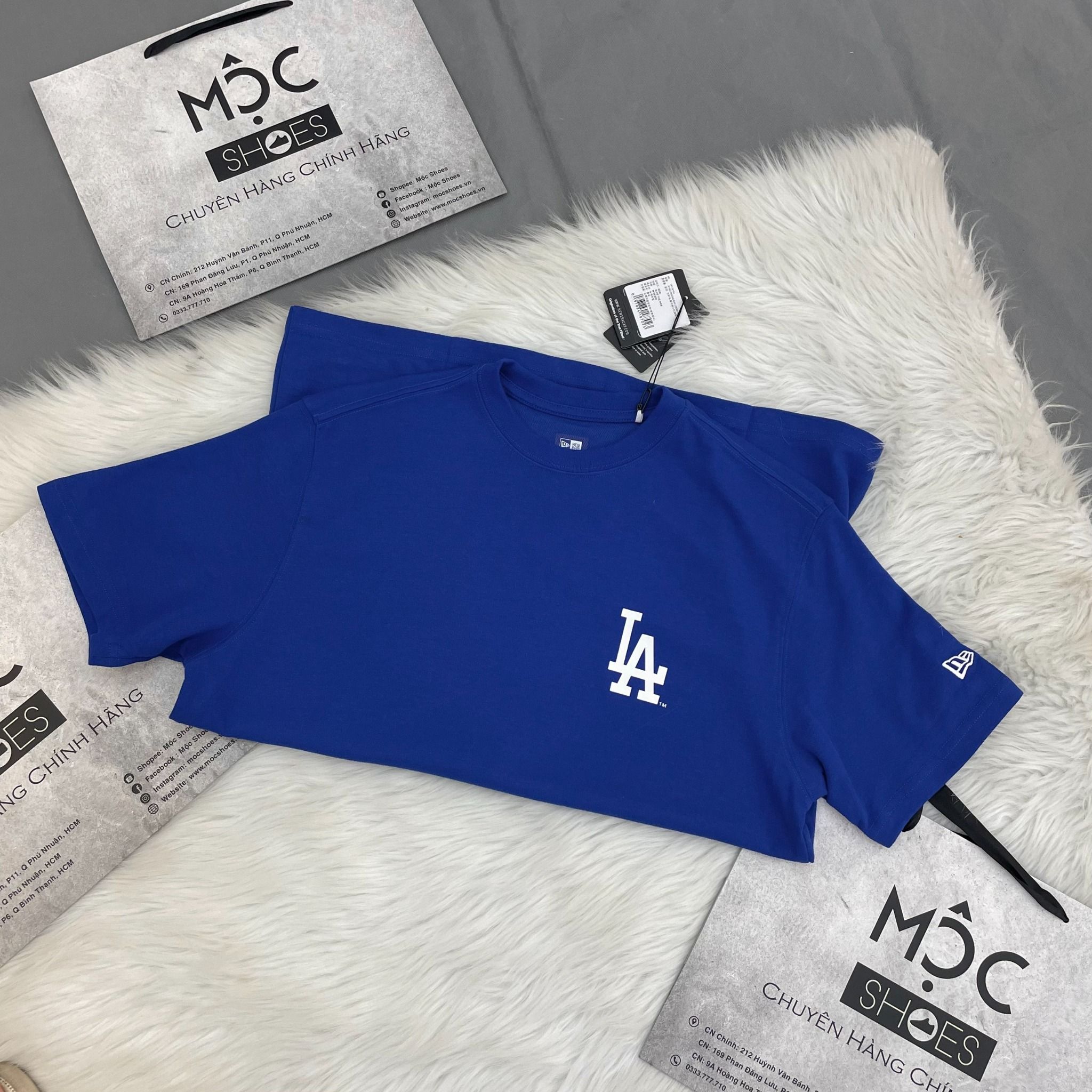  2091 - HÀNG CHÍNH HÃNG - ÁO THUN NEW ERA  - LA VẨY SƠN DODGERS PAINTED T-SHIRT SURF SS24 - CODE:  14179144 