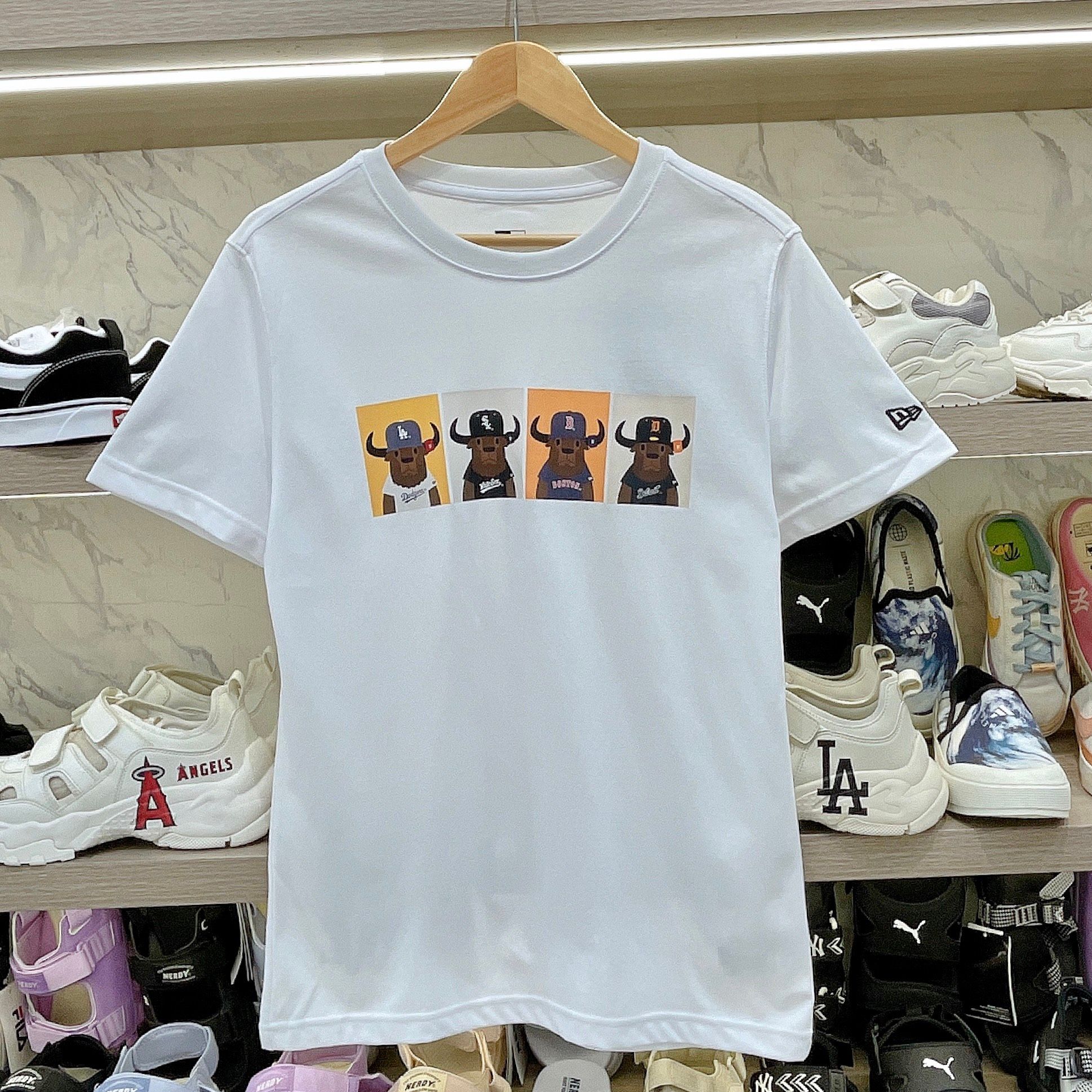 2094 - HÀNG CHÍNH HÃNG - ÁO THUN NEW ERA - FFALO - TRẮNG - BLACK SS24 - CODE: 13952984